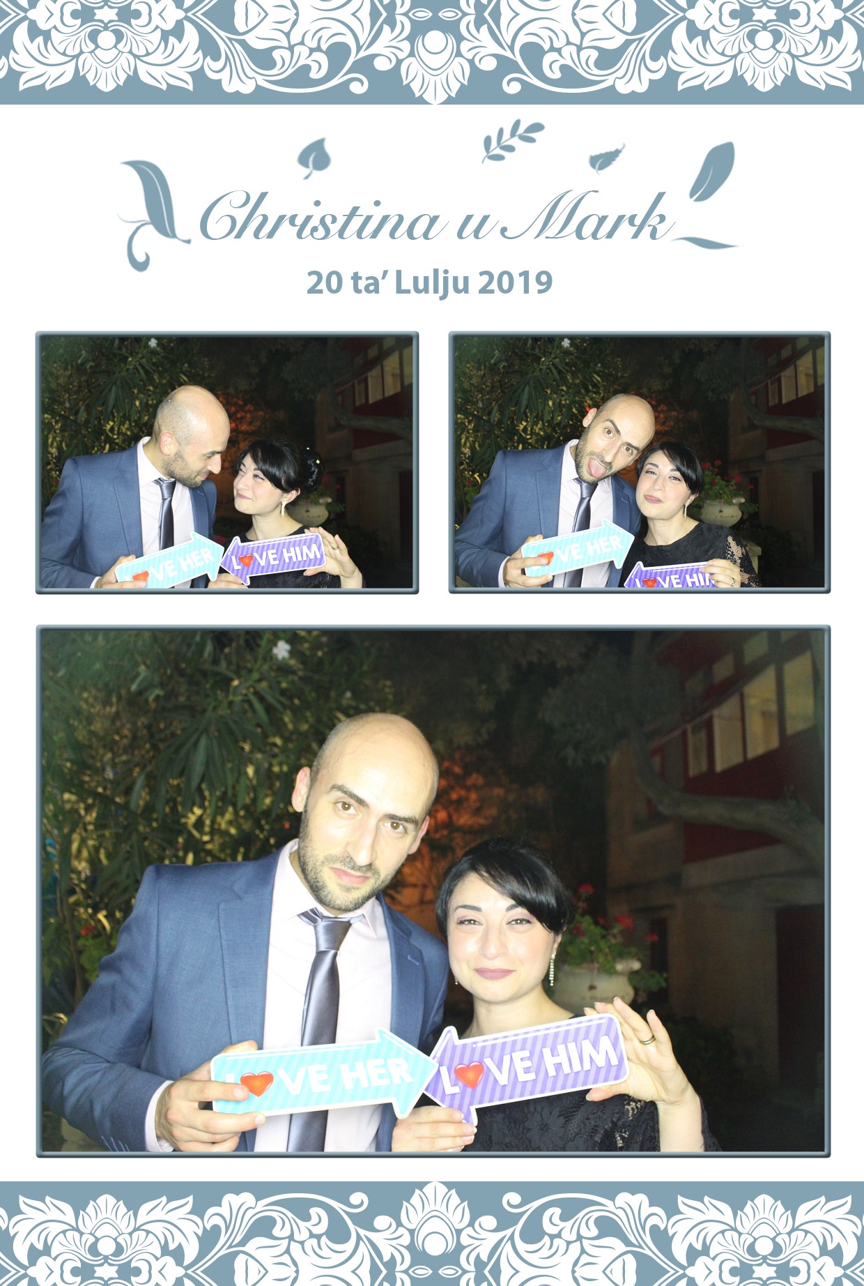Christina and Mark's Wedding | View more photos from the event at gallery.photomakerphotobooth.com.mt/u/PhotomakerMalta/Christina-and-Marks-Wedding