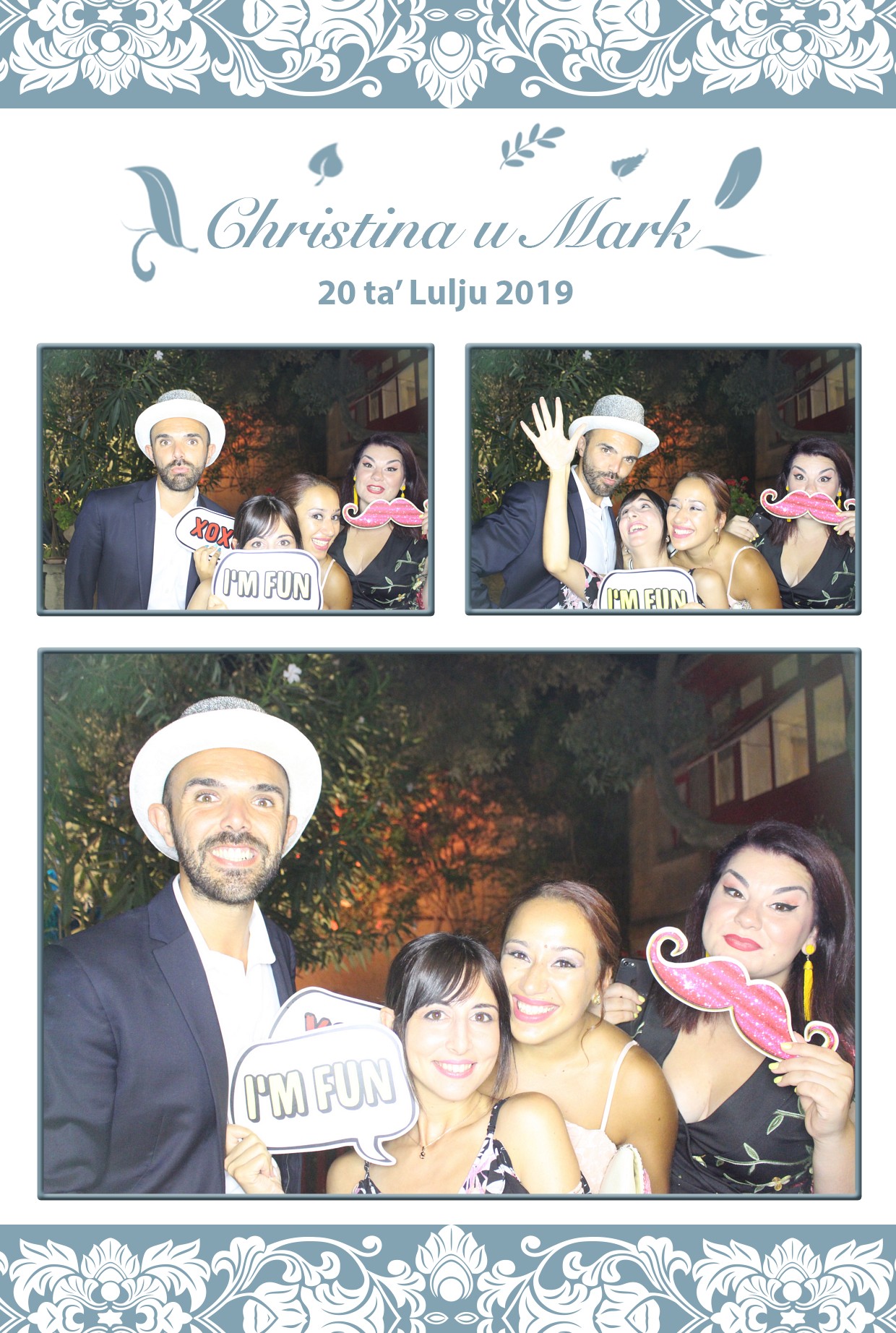 Christina and Mark's Wedding | View more photos from the event at gallery.photomakerphotobooth.com.mt/u/PhotomakerMalta/Christina-and-Marks-Wedding
