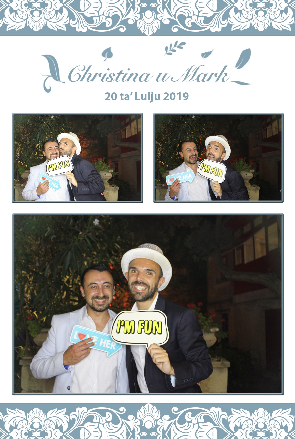 Christina and Mark's Wedding | View more photos from the event at gallery.photomakerphotobooth.com.mt/u/PhotomakerMalta/Christina-and-Marks-Wedding