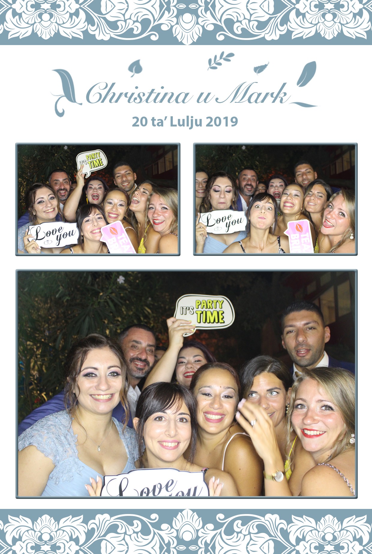 Christina and Mark's Wedding | View more photos from the event at gallery.photomakerphotobooth.com.mt/u/PhotomakerMalta/Christina-and-Marks-Wedding