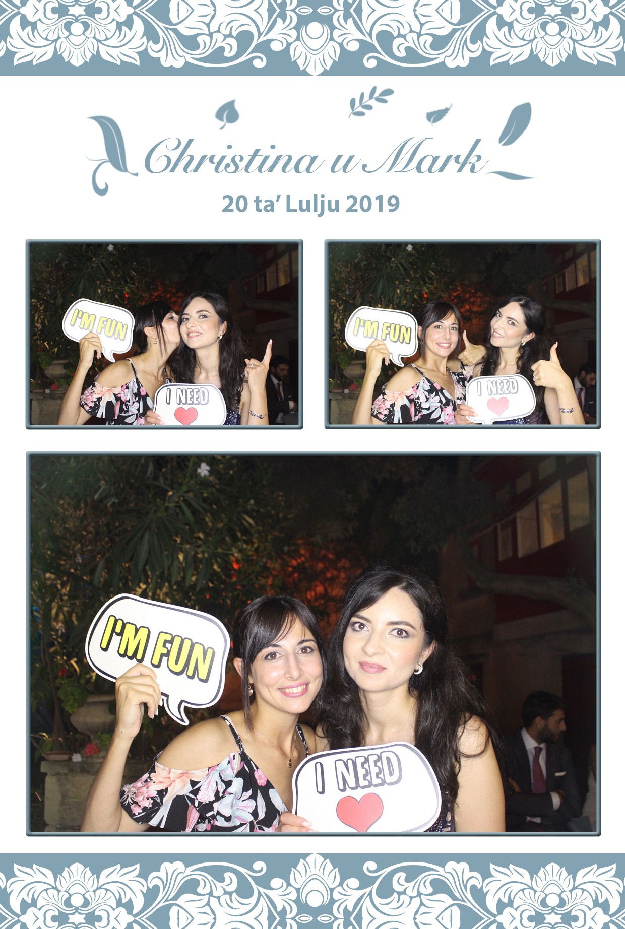 Christina and Mark's Wedding | View more photos from the event at gallery.photomakerphotobooth.com.mt/u/PhotomakerMalta/Christina-and-Marks-Wedding