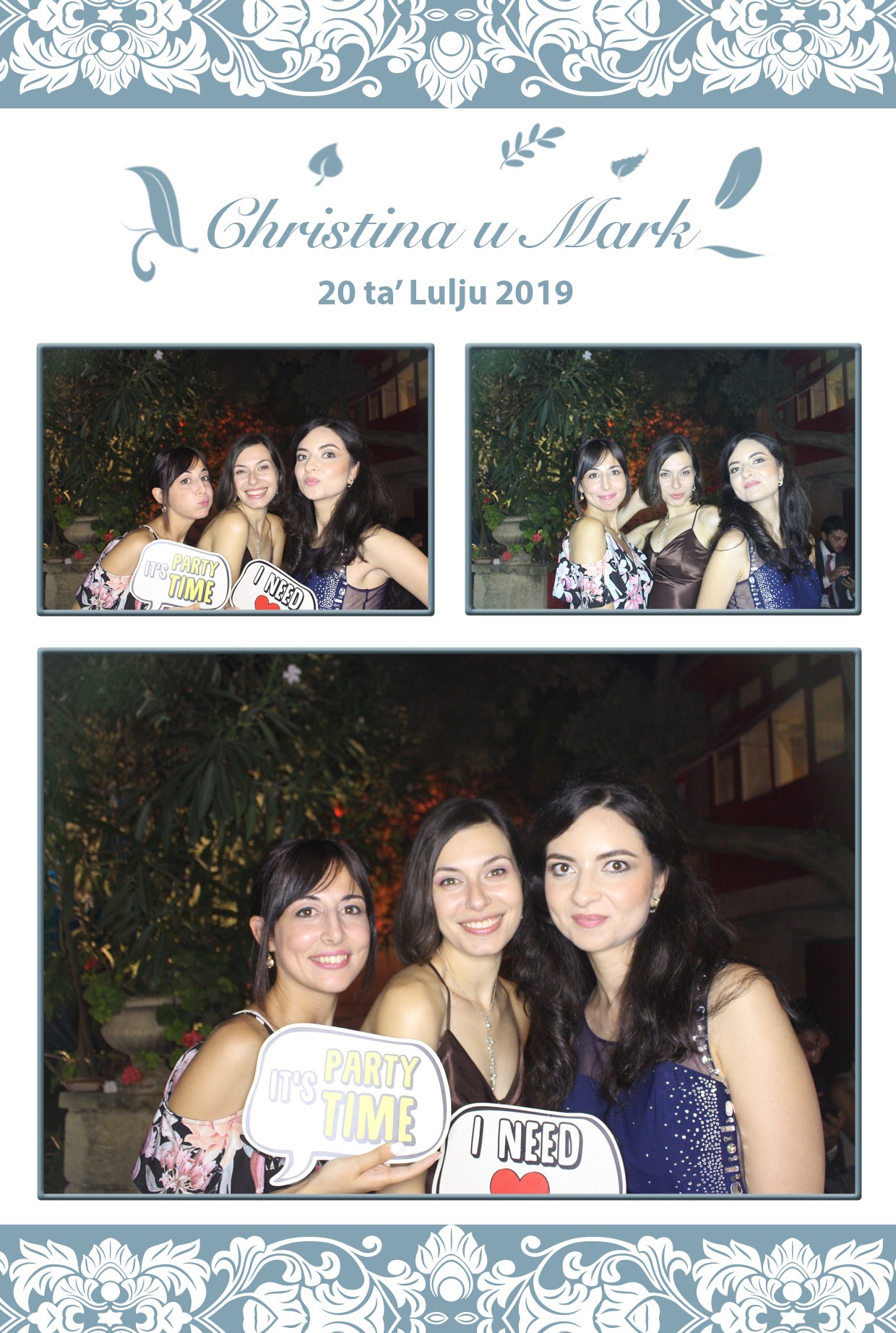 Christina and Mark's Wedding | View more photos from the event at gallery.photomakerphotobooth.com.mt/u/PhotomakerMalta/Christina-and-Marks-Wedding