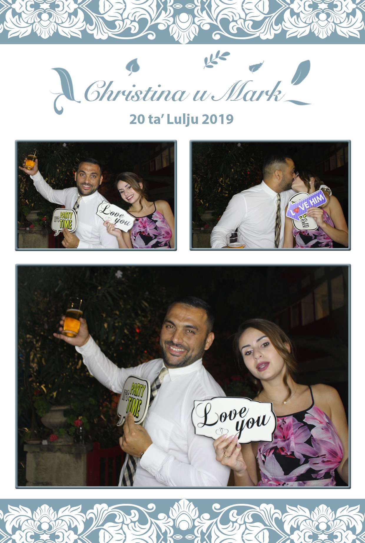 Christina and Mark's Wedding | View more photos from the event at gallery.photomakerphotobooth.com.mt/u/PhotomakerMalta/Christina-and-Marks-Wedding