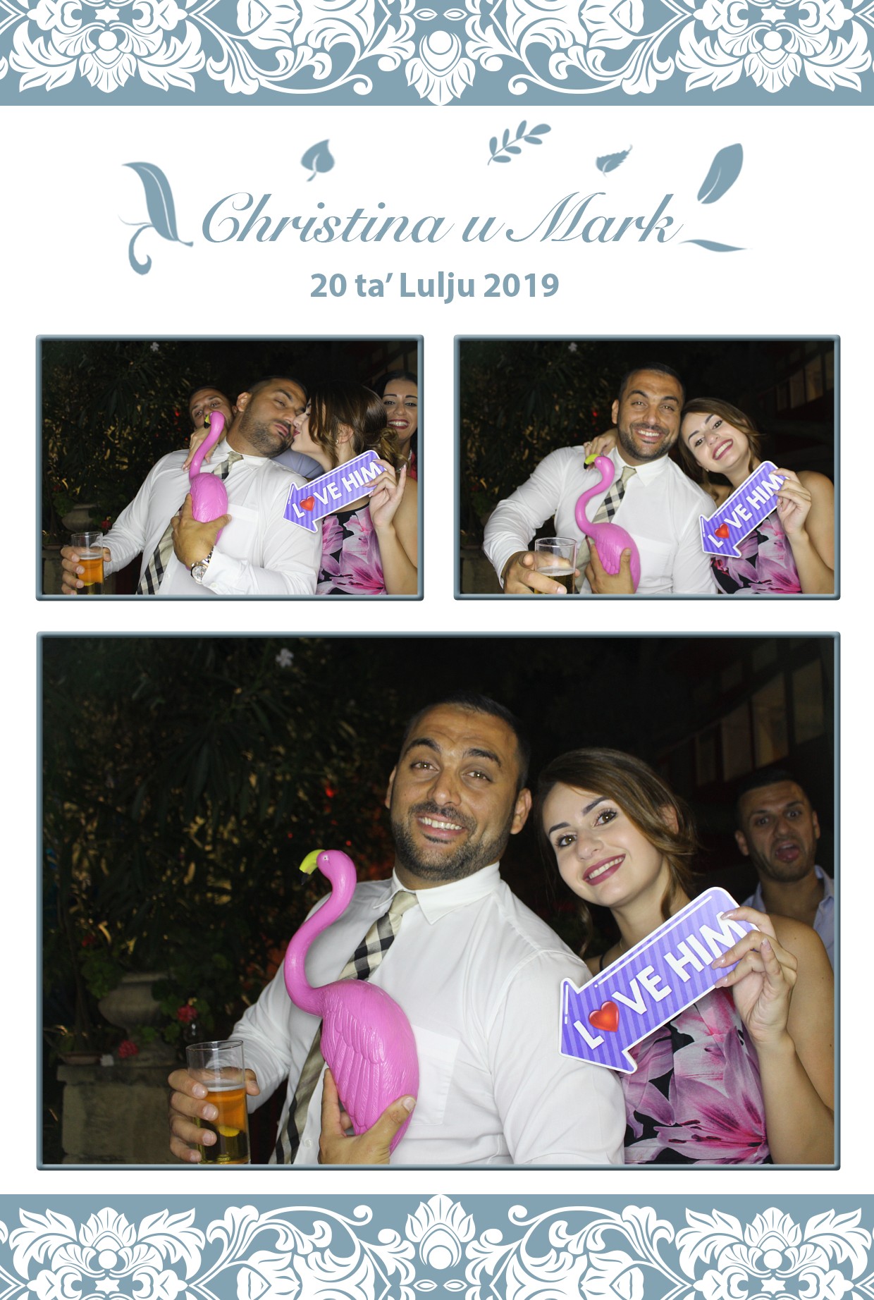 Christina and Mark's Wedding | View more photos from the event at gallery.photomakerphotobooth.com.mt/u/PhotomakerMalta/Christina-and-Marks-Wedding