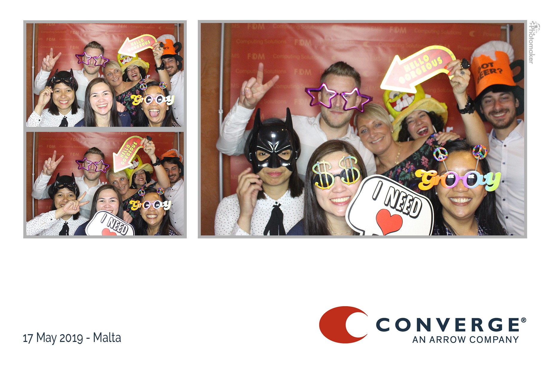 Converge Conference Dinner | View more photos from the event at gallery.photomakerphotobooth.com.mt/u/PhotomakerMalta/Converge-Conference-Dinner