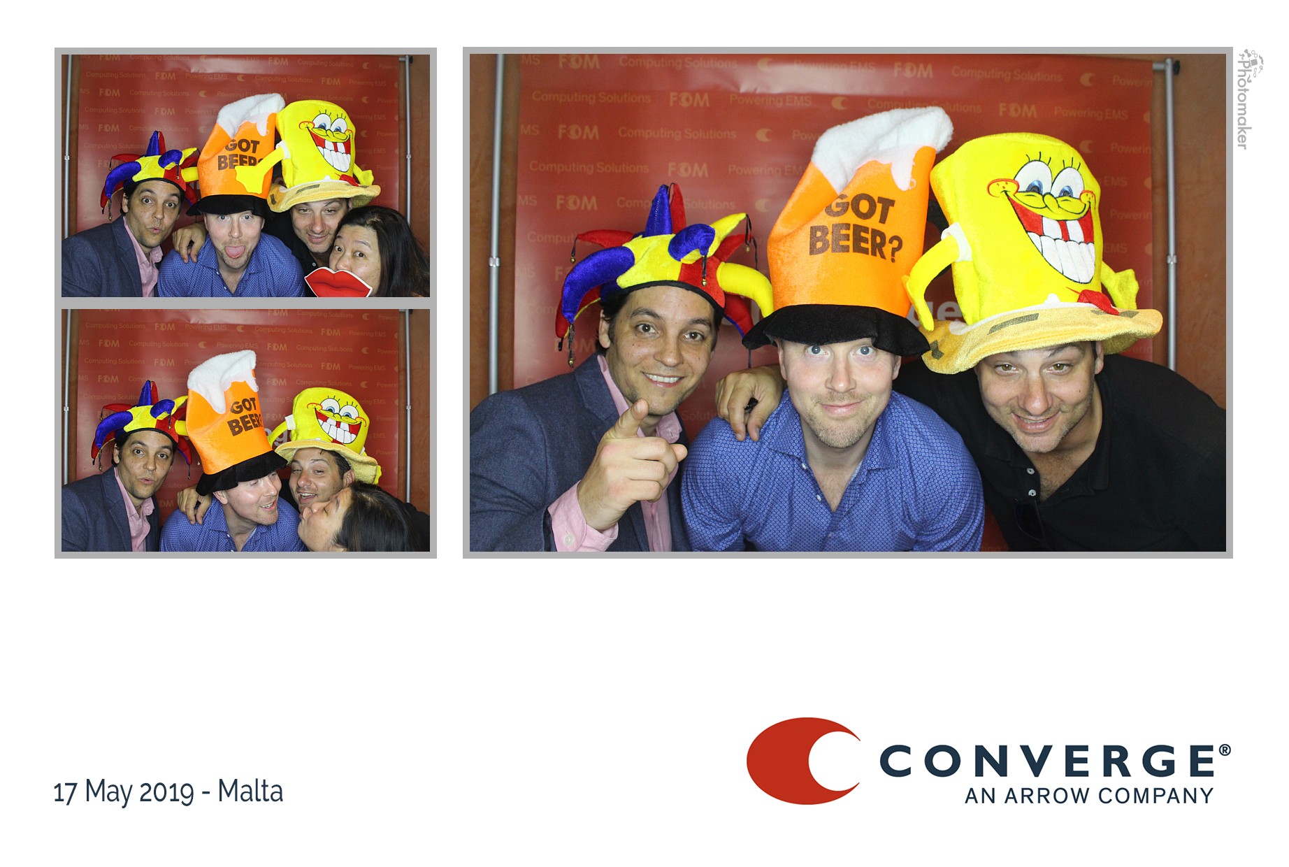 Converge Conference Dinner | View more photos from the event at gallery.photomakerphotobooth.com.mt/u/PhotomakerMalta/Converge-Conference-Dinner
