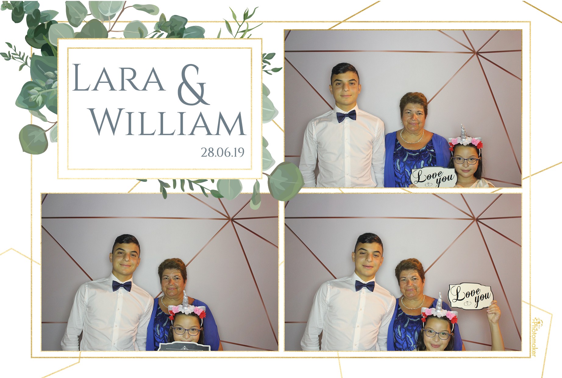 Lara & William's Wedding - Prints and Gifs | View more photos from the event at gallery.photomakerphotobooth.com.mt/u/PhotomakerMalta/Lara-Williams-Wedding-Prints-and-Gifs