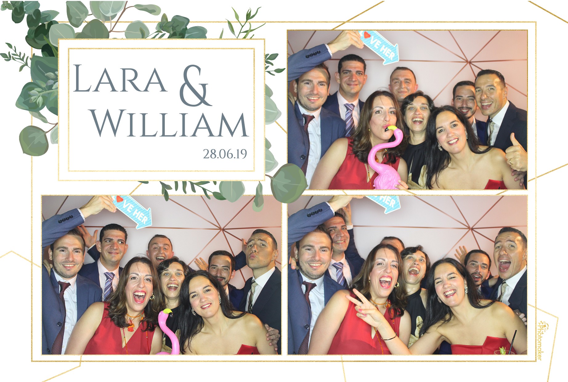 Lara & William's Wedding - Prints and Gifs | View more photos from the event at gallery.photomakerphotobooth.com.mt/u/PhotomakerMalta/Lara-Williams-Wedding-Prints-and-Gifs
