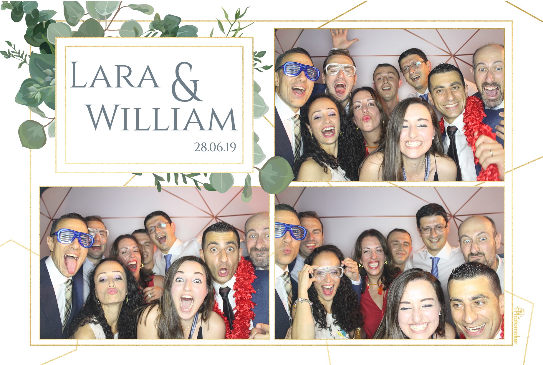 Lara & William's Wedding - Prints and Gifs | View more photos from the event at gallery.photomakerphotobooth.com.mt/u/PhotomakerMalta/Lara-Williams-Wedding-Prints-and-Gifs