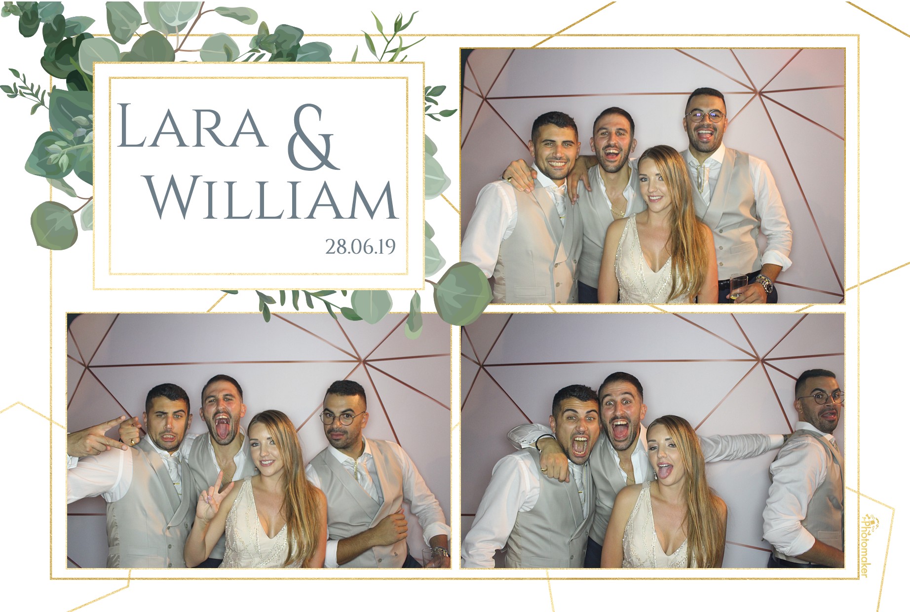 Lara & William's Wedding - Prints and Gifs | View more photos from the event at gallery.photomakerphotobooth.com.mt/u/PhotomakerMalta/Lara-Williams-Wedding-Prints-and-Gifs