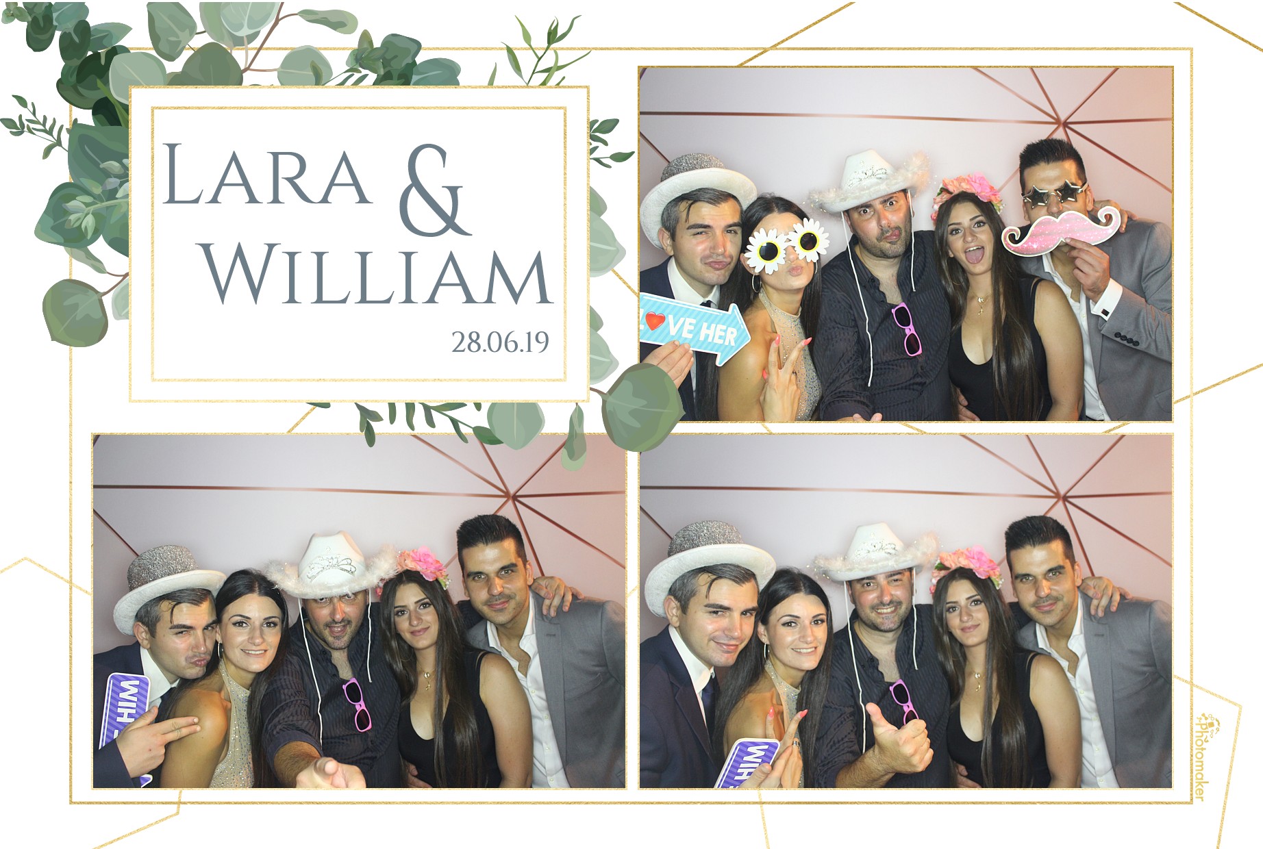 Lara & William's Wedding - Prints and Gifs | View more photos from the event at gallery.photomakerphotobooth.com.mt/u/PhotomakerMalta/Lara-Williams-Wedding-Prints-and-Gifs