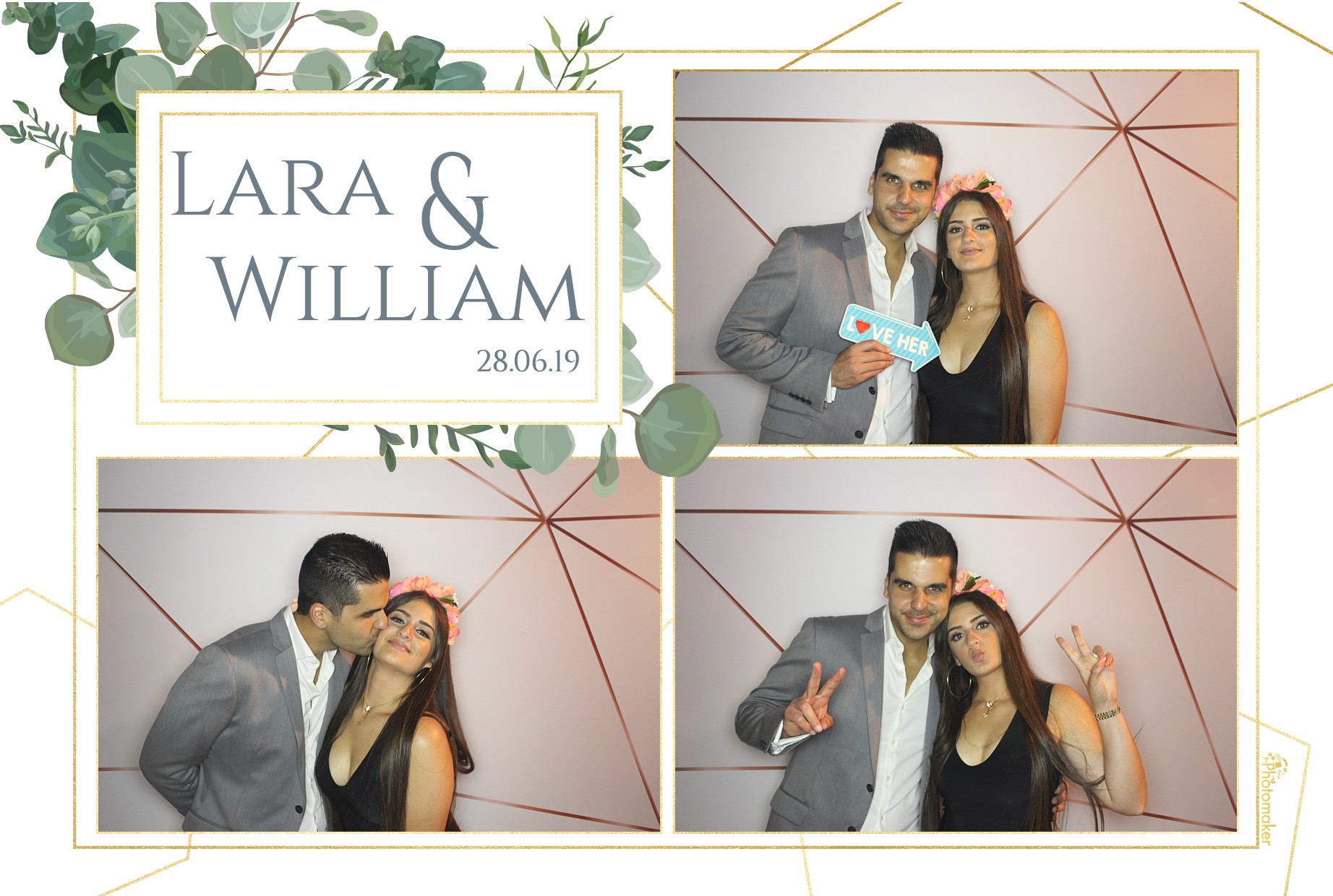Lara & William's Wedding - Prints and Gifs | View more photos from the event at gallery.photomakerphotobooth.com.mt/u/PhotomakerMalta/Lara-Williams-Wedding-Prints-and-Gifs