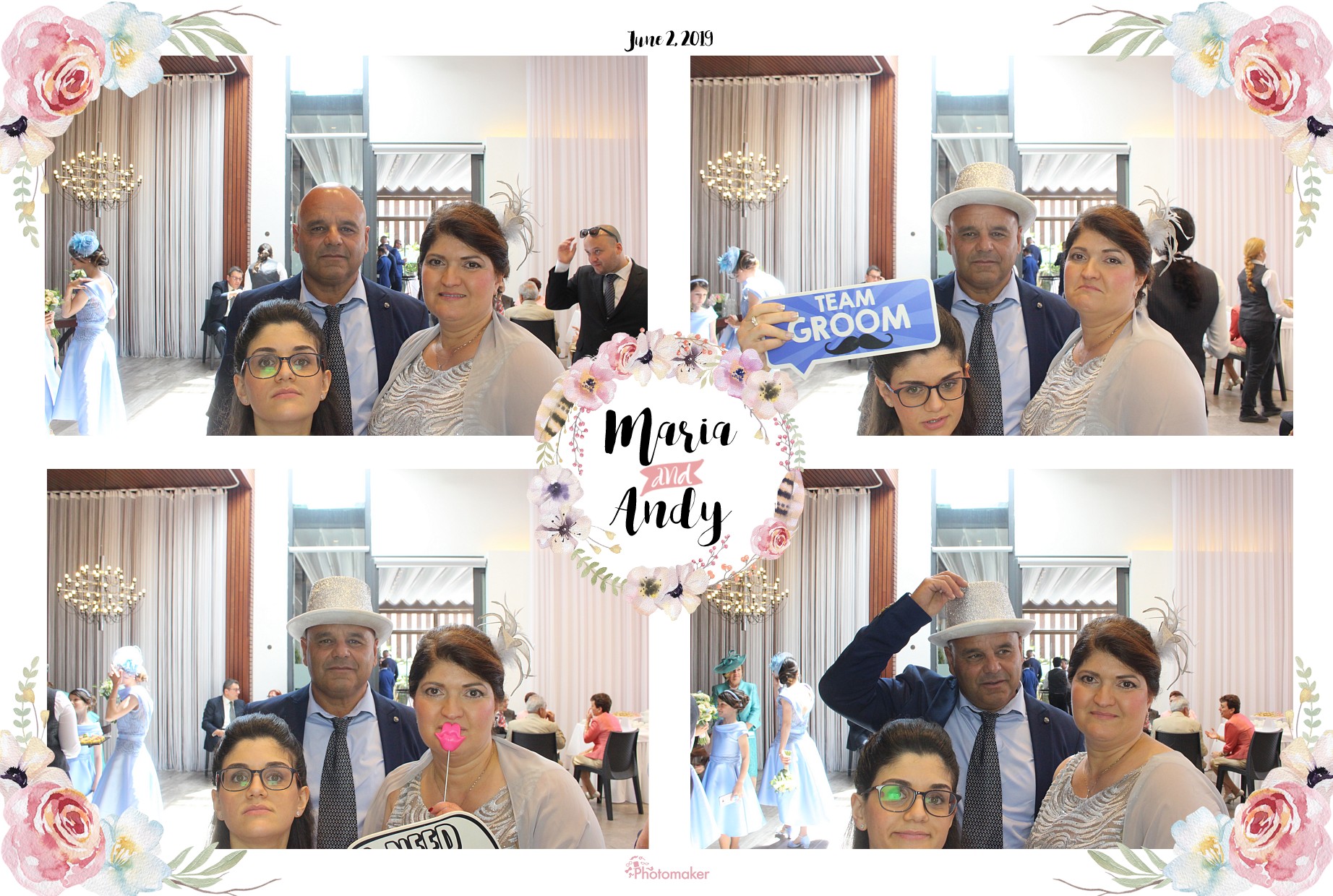 Maria and Andy's Wedding | View more photos from the event at gallery.photomakerphotobooth.com.mt/u/PhotomakerMalta/Maria-and-Andys-Wedding