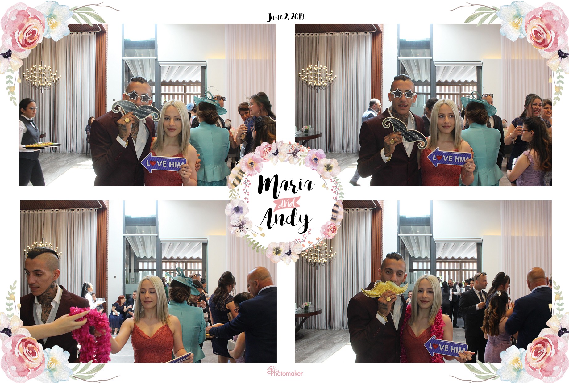 Maria and Andy's Wedding | View more photos from the event at gallery.photomakerphotobooth.com.mt/u/PhotomakerMalta/Maria-and-Andys-Wedding