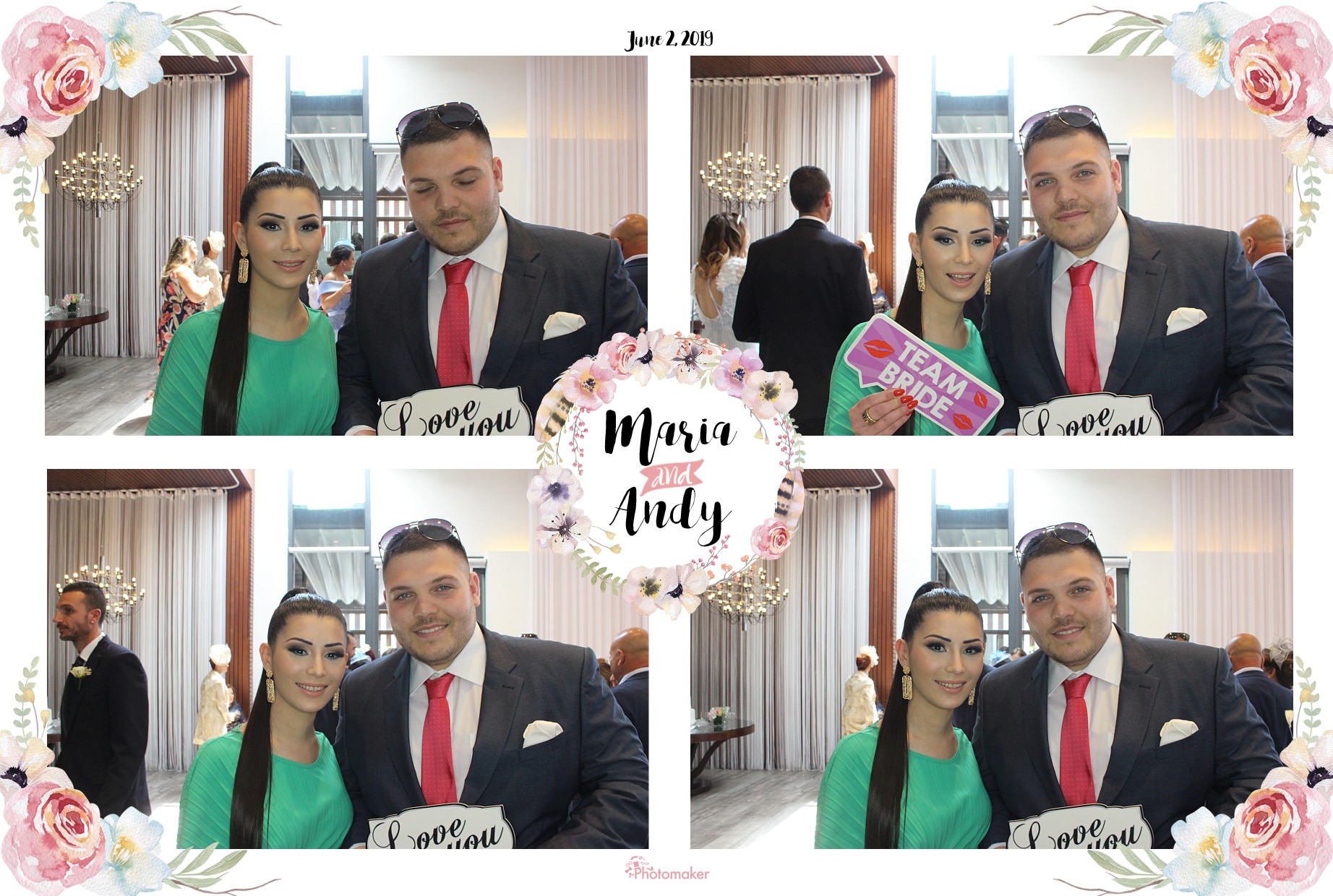 Maria and Andy's Wedding | View more photos from the event at gallery.photomakerphotobooth.com.mt/u/PhotomakerMalta/Maria-and-Andys-Wedding