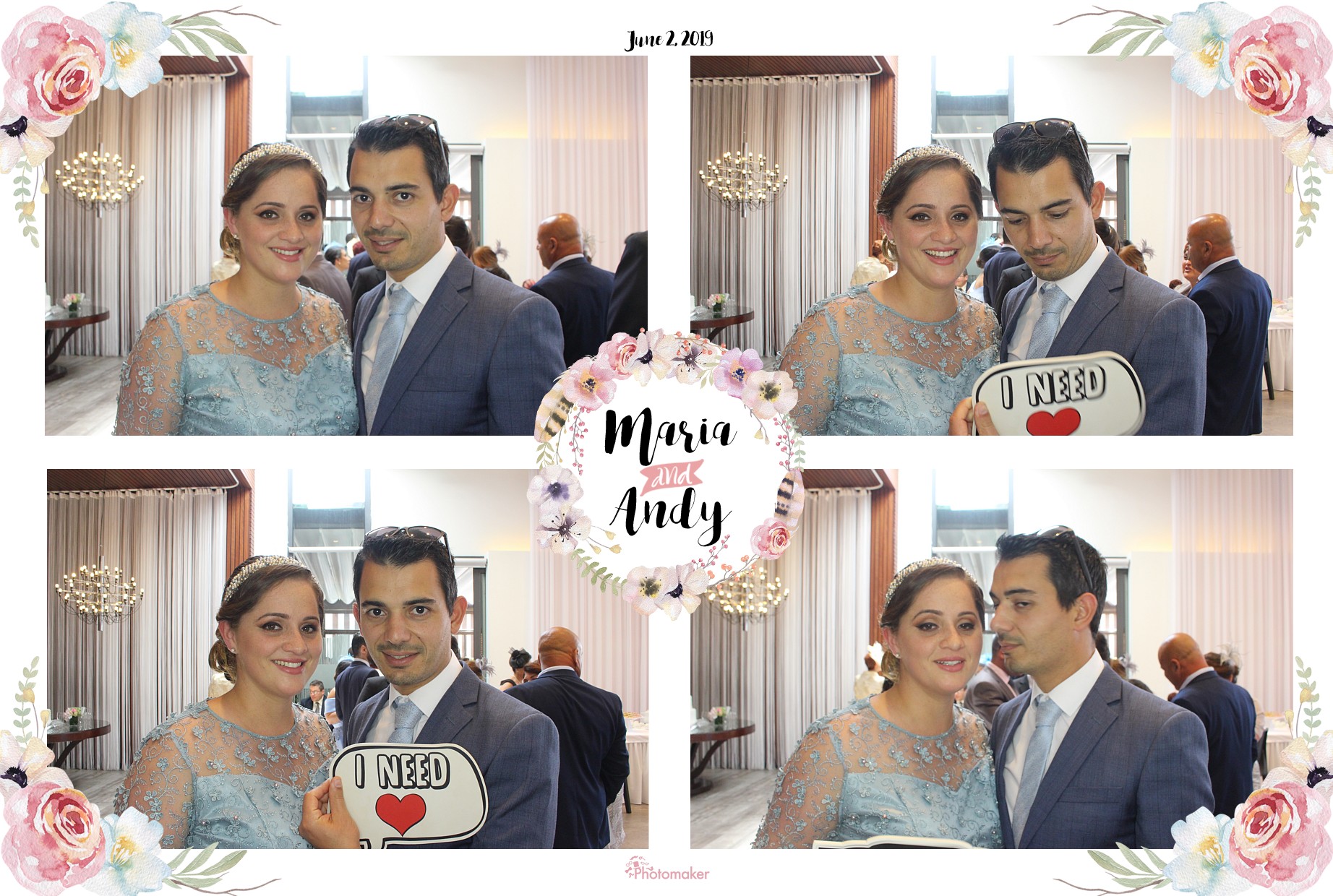 Maria and Andy's Wedding | View more photos from the event at gallery.photomakerphotobooth.com.mt/u/PhotomakerMalta/Maria-and-Andys-Wedding