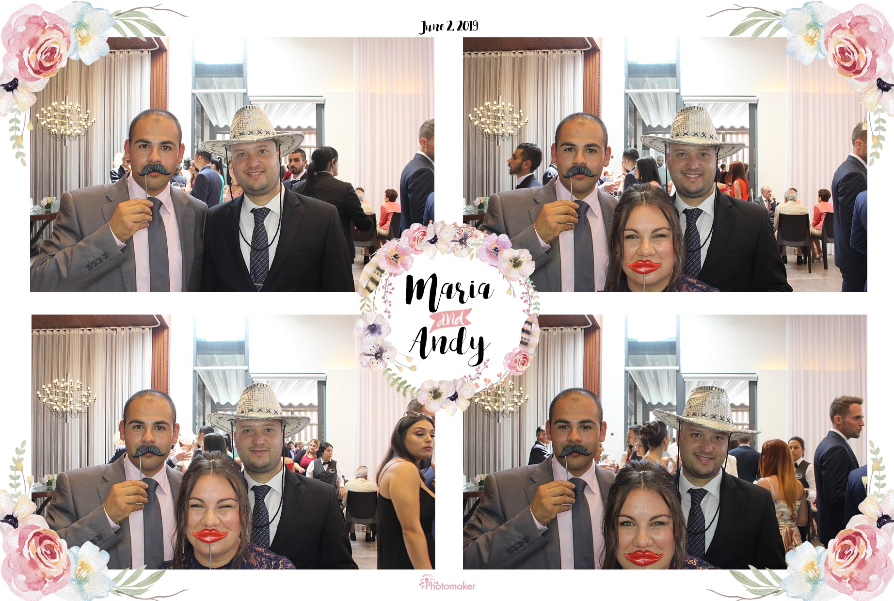 Maria and Andy's Wedding | View more photos from the event at gallery.photomakerphotobooth.com.mt/u/PhotomakerMalta/Maria-and-Andys-Wedding