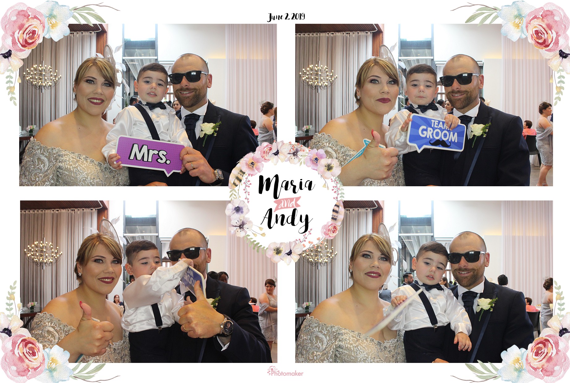 Maria and Andy's Wedding | View more photos from the event at gallery.photomakerphotobooth.com.mt/u/PhotomakerMalta/Maria-and-Andys-Wedding