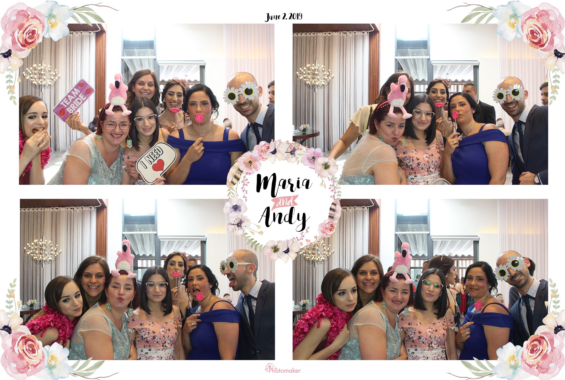 Maria and Andy's Wedding | View more photos from the event at gallery.photomakerphotobooth.com.mt/u/PhotomakerMalta/Maria-and-Andys-Wedding