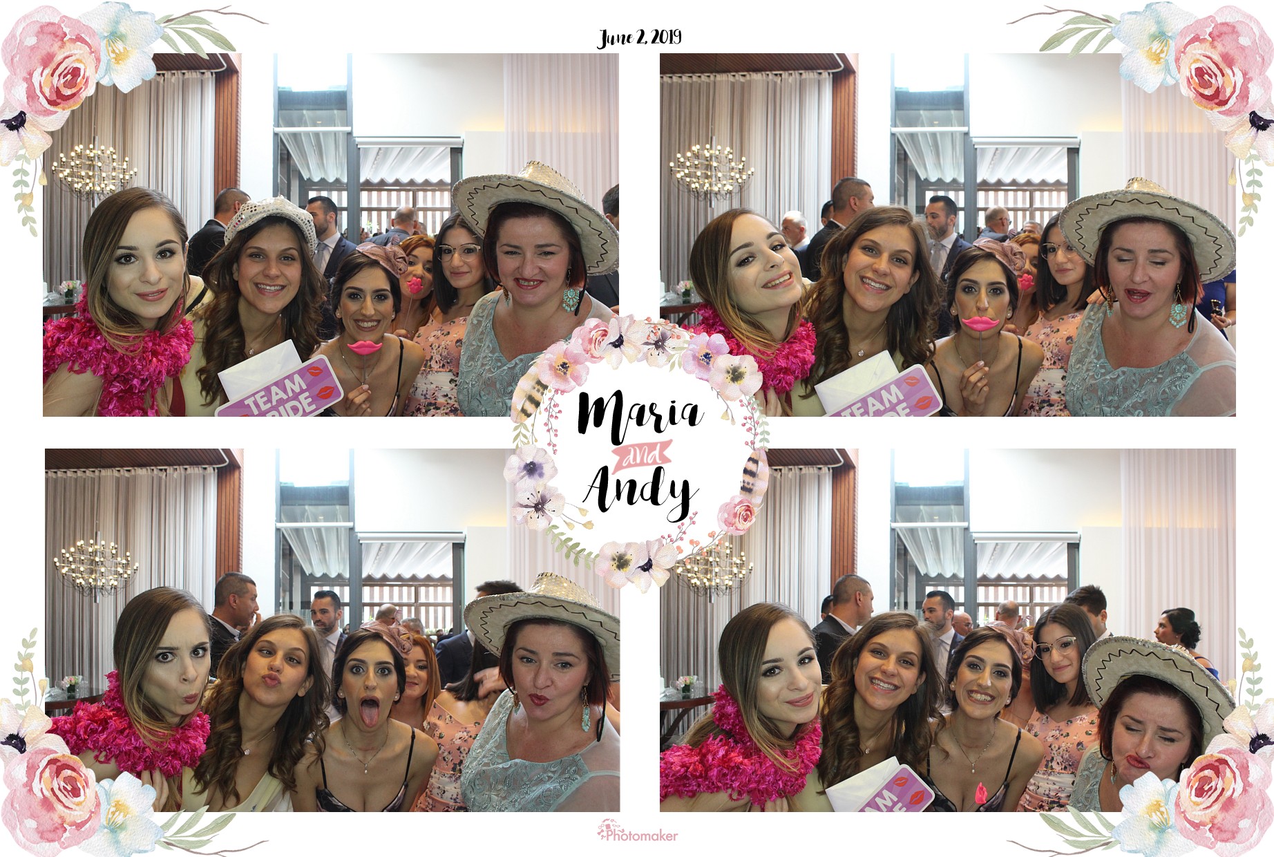 Maria and Andy's Wedding | View more photos from the event at gallery.photomakerphotobooth.com.mt/u/PhotomakerMalta/Maria-and-Andys-Wedding