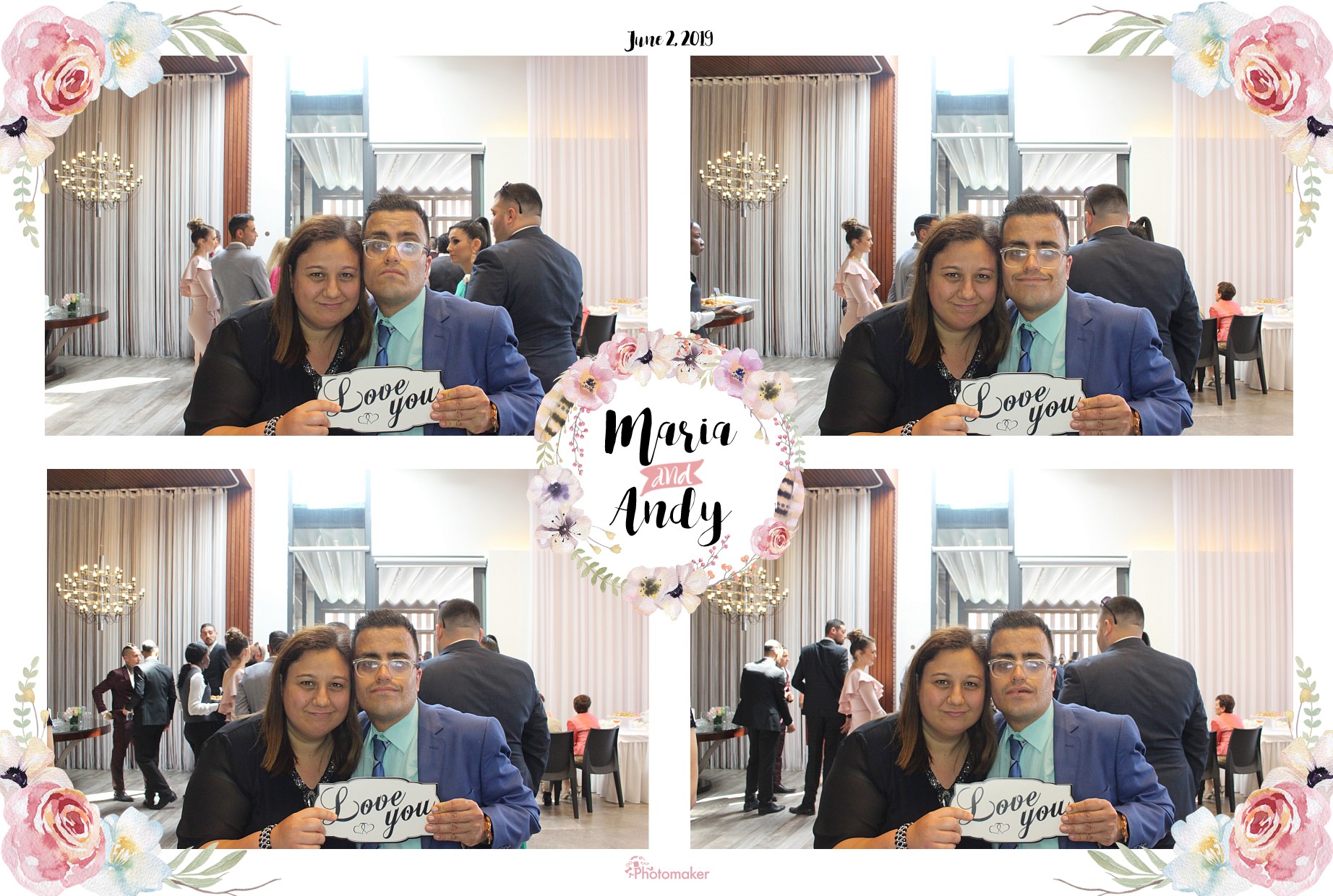 Maria and Andy's Wedding | View more photos from the event at gallery.photomakerphotobooth.com.mt/u/PhotomakerMalta/Maria-and-Andys-Wedding