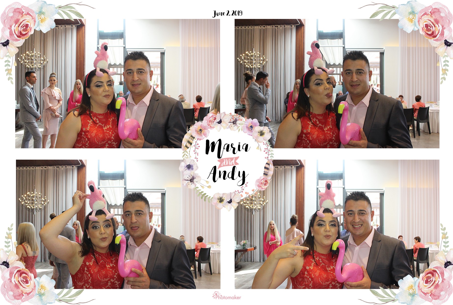 Maria and Andy's Wedding | View more photos from the event at gallery.photomakerphotobooth.com.mt/u/PhotomakerMalta/Maria-and-Andys-Wedding