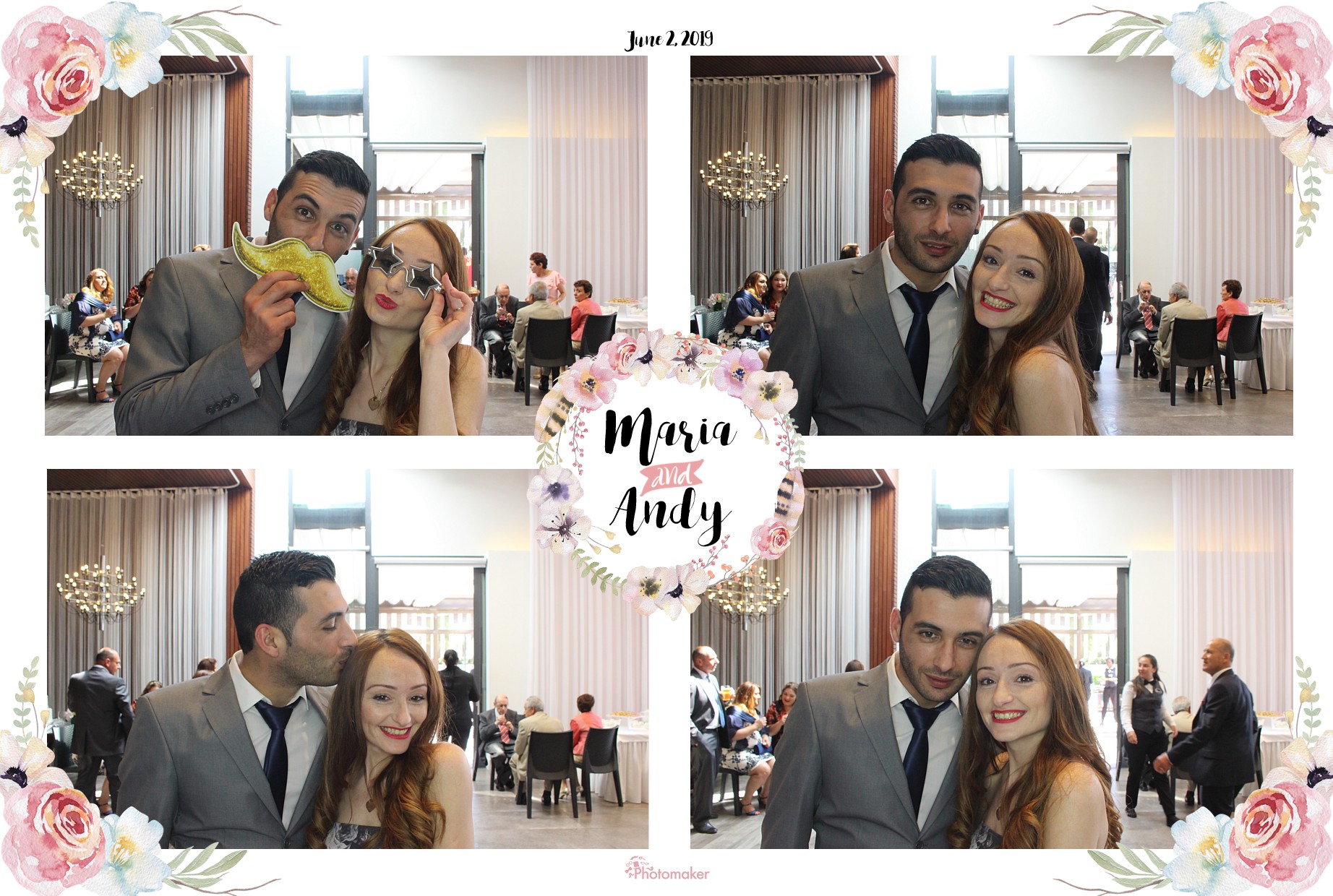 Maria and Andy's Wedding | View more photos from the event at gallery.photomakerphotobooth.com.mt/u/PhotomakerMalta/Maria-and-Andys-Wedding