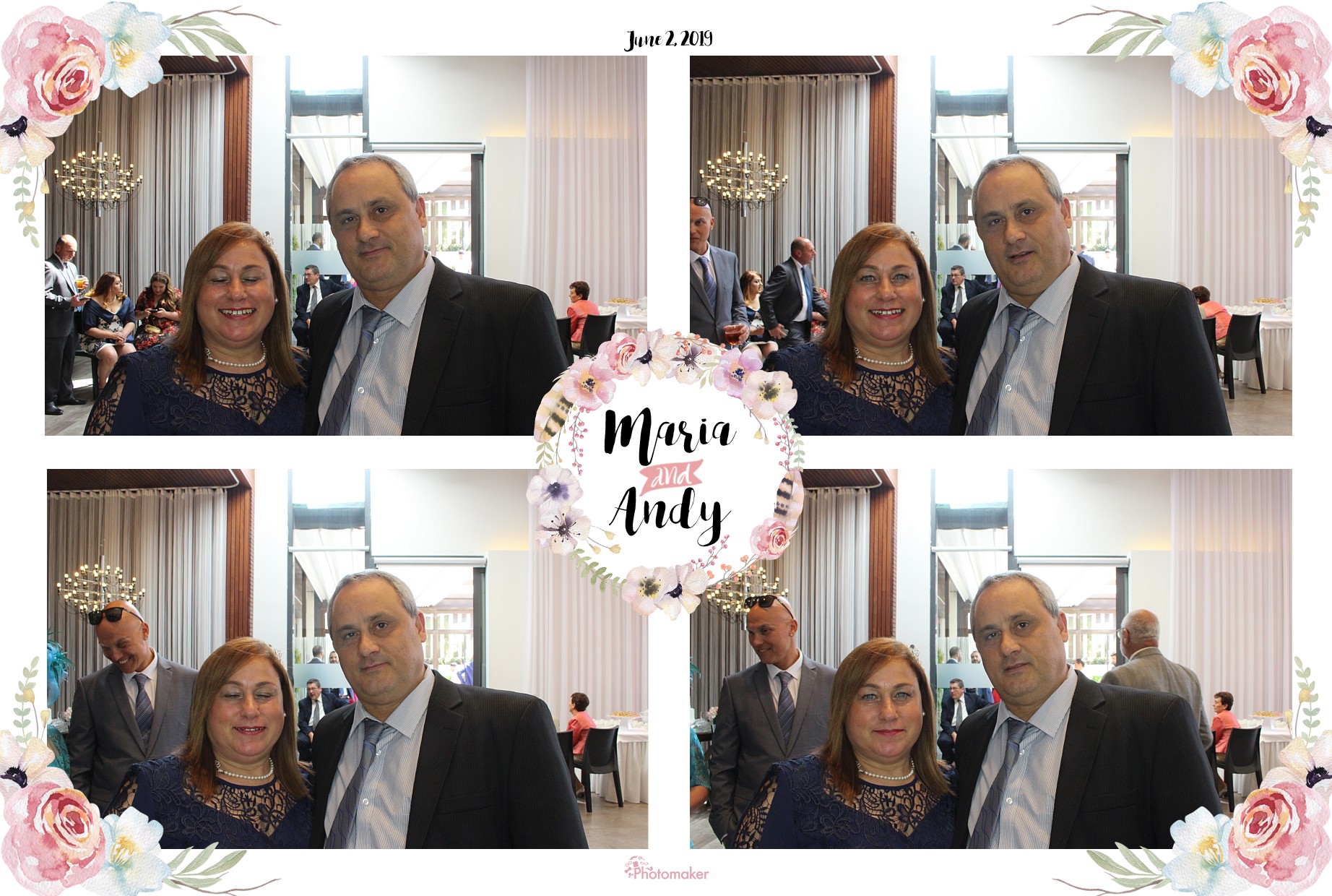 Maria and Andy's Wedding | View more photos from the event at gallery.photomakerphotobooth.com.mt/u/PhotomakerMalta/Maria-and-Andys-Wedding