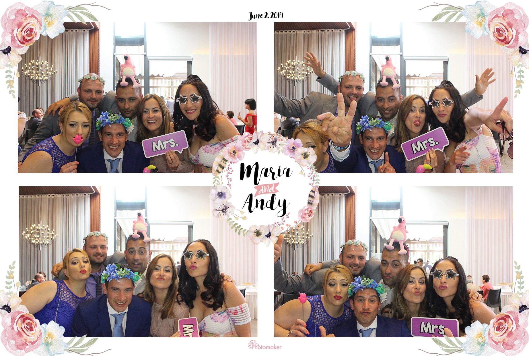 Maria and Andy's Wedding | View more photos from the event at gallery.photomakerphotobooth.com.mt/u/PhotomakerMalta/Maria-and-Andys-Wedding
