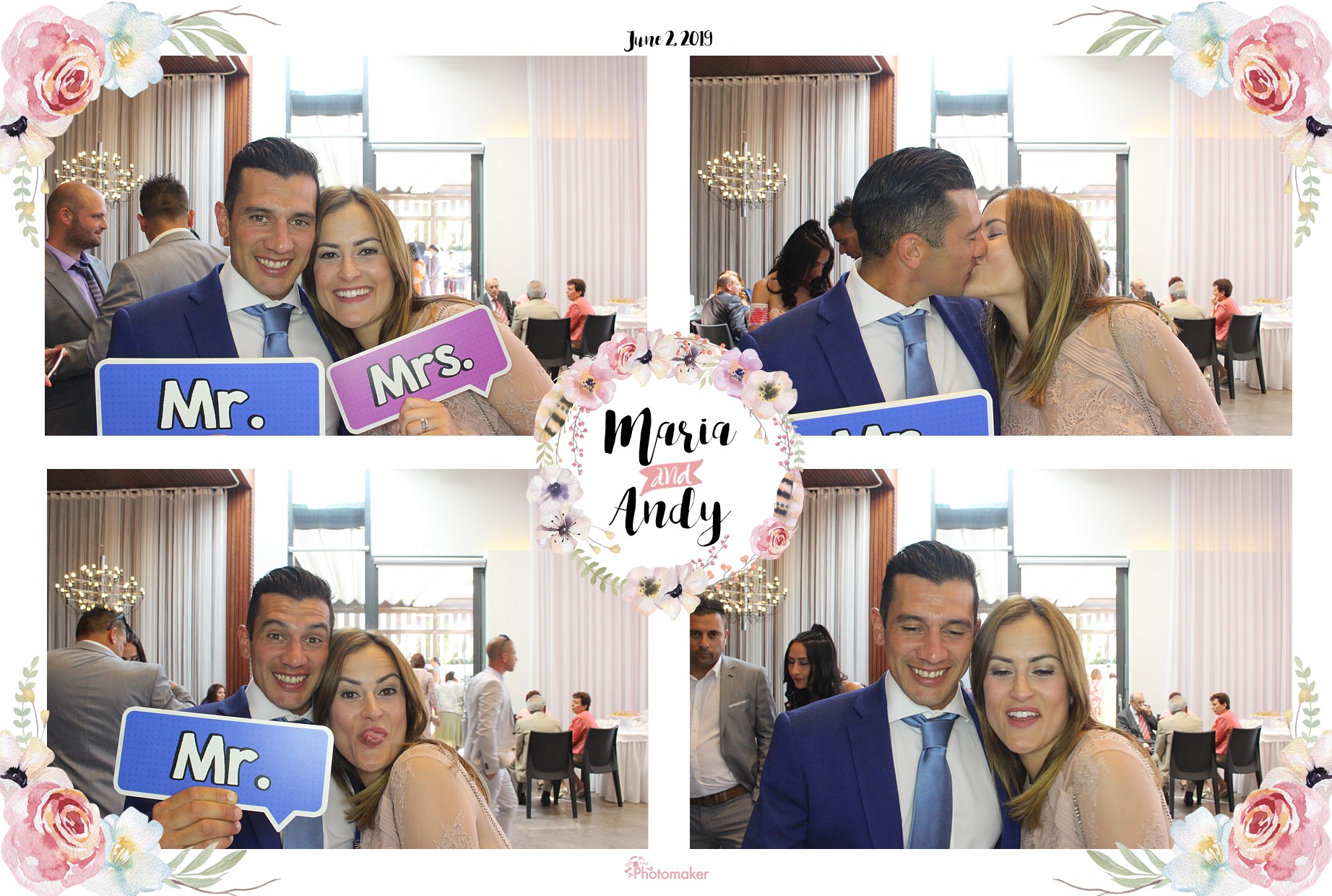 Maria and Andy's Wedding | View more photos from the event at gallery.photomakerphotobooth.com.mt/u/PhotomakerMalta/Maria-and-Andys-Wedding