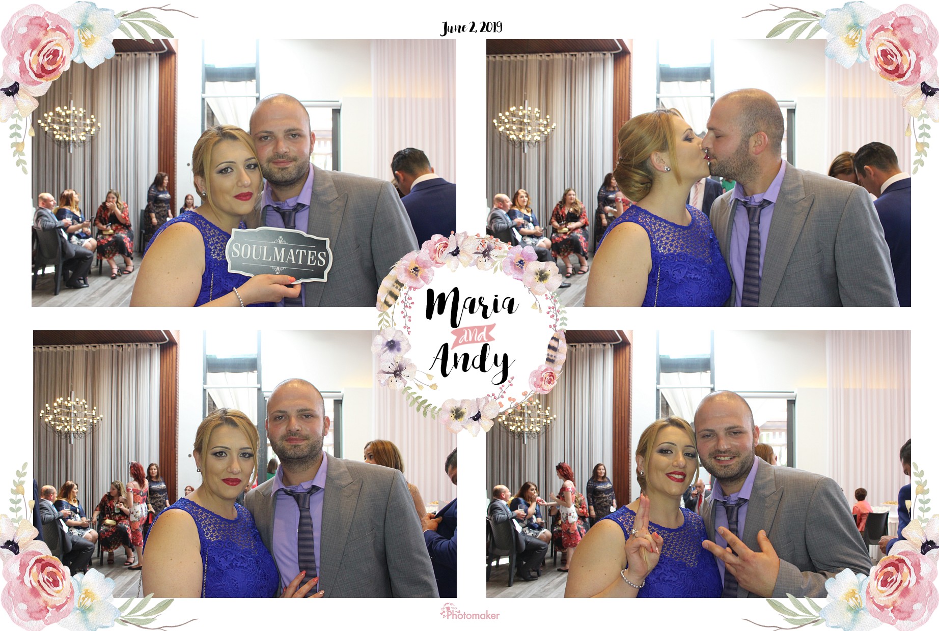 Maria and Andy's Wedding | View more photos from the event at gallery.photomakerphotobooth.com.mt/u/PhotomakerMalta/Maria-and-Andys-Wedding