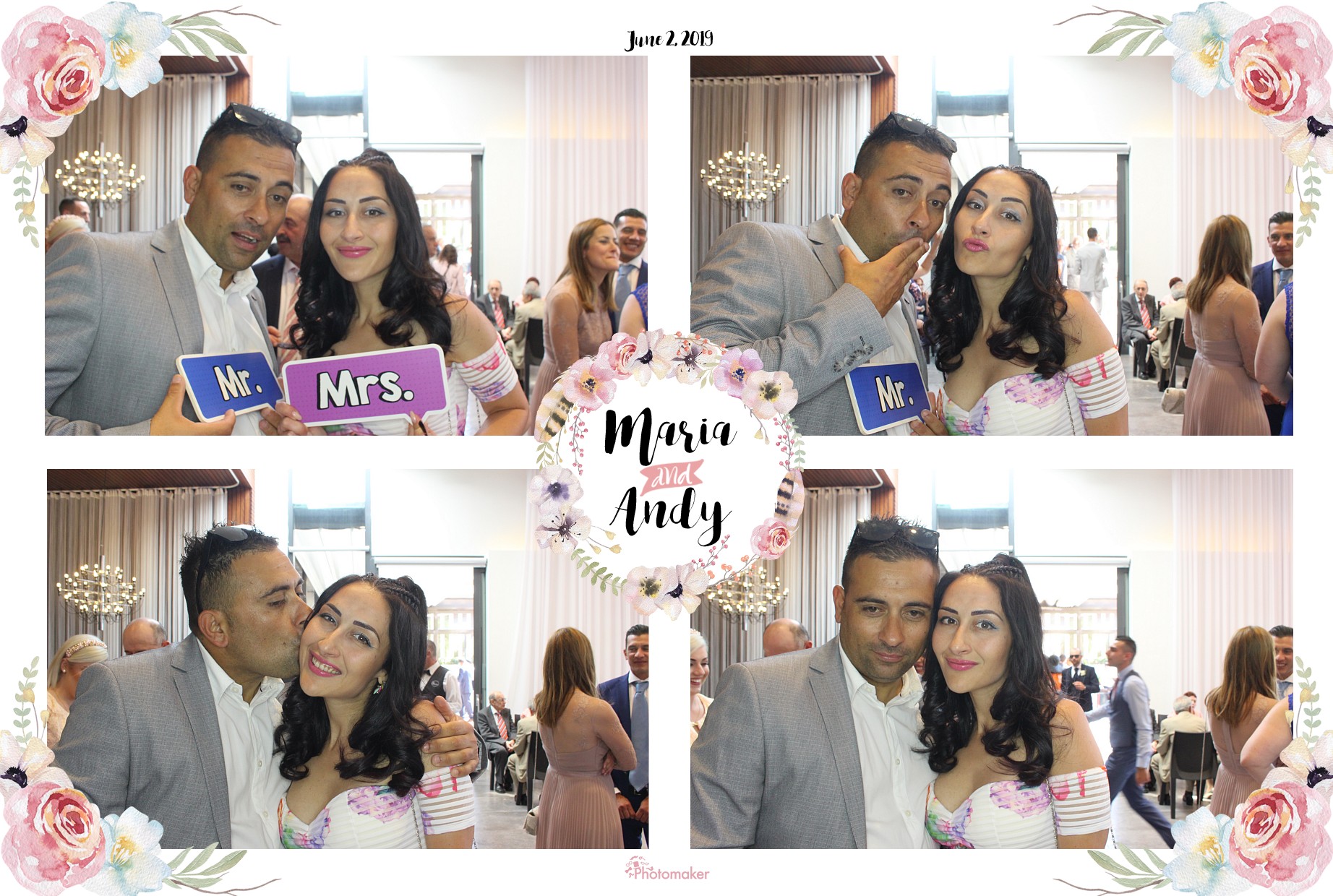 Maria and Andy's Wedding | View more photos from the event at gallery.photomakerphotobooth.com.mt/u/PhotomakerMalta/Maria-and-Andys-Wedding