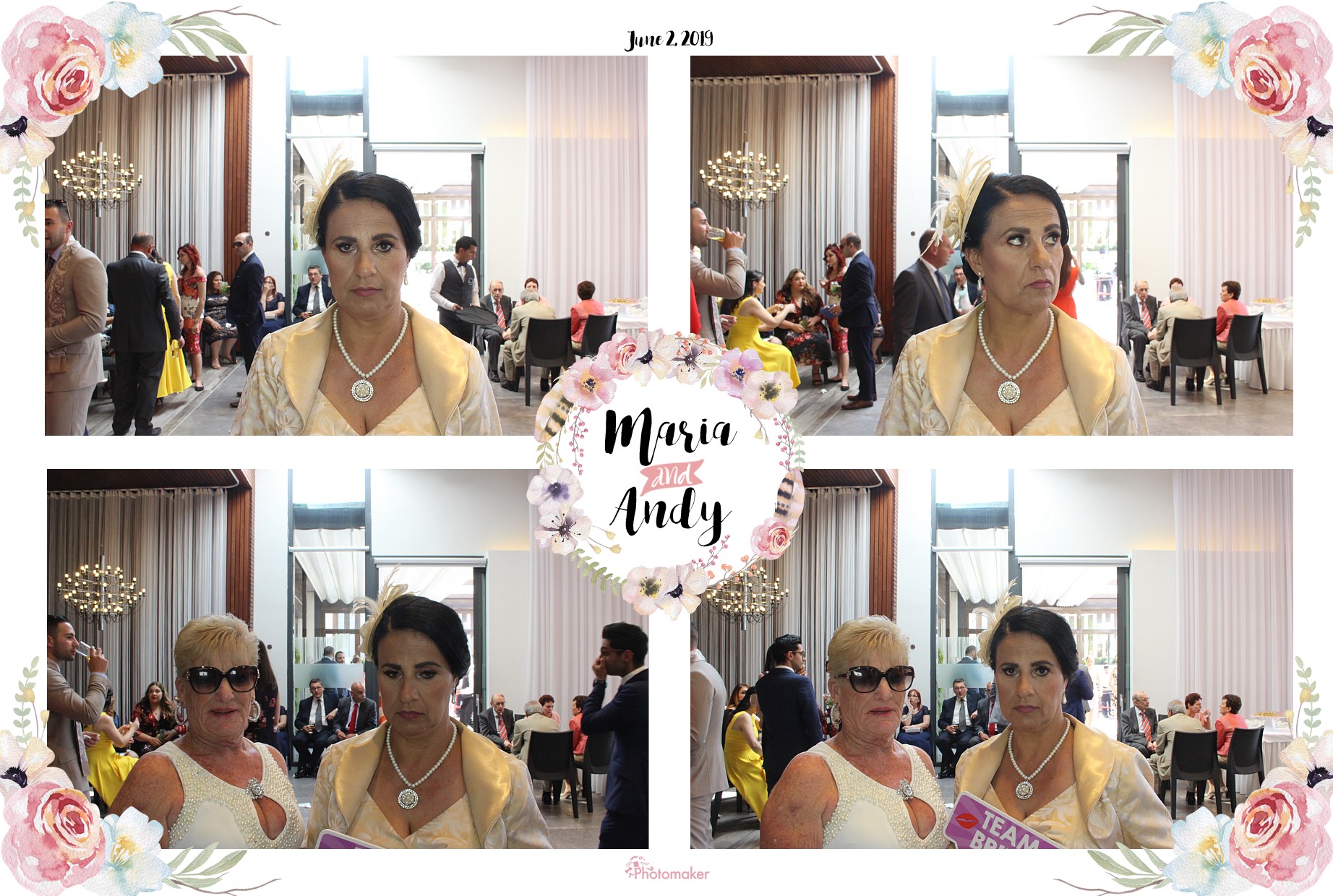 Maria and Andy's Wedding | View more photos from the event at gallery.photomakerphotobooth.com.mt/u/PhotomakerMalta/Maria-and-Andys-Wedding