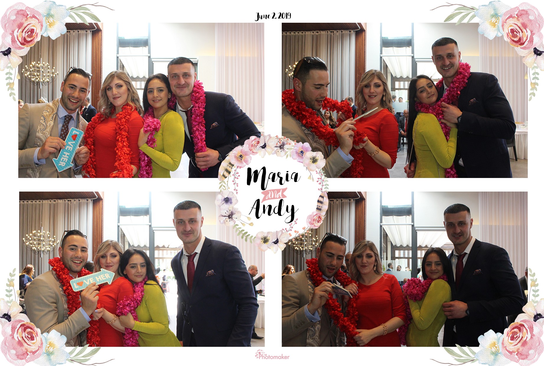 Maria and Andy's Wedding | View more photos from the event at gallery.photomakerphotobooth.com.mt/u/PhotomakerMalta/Maria-and-Andys-Wedding
