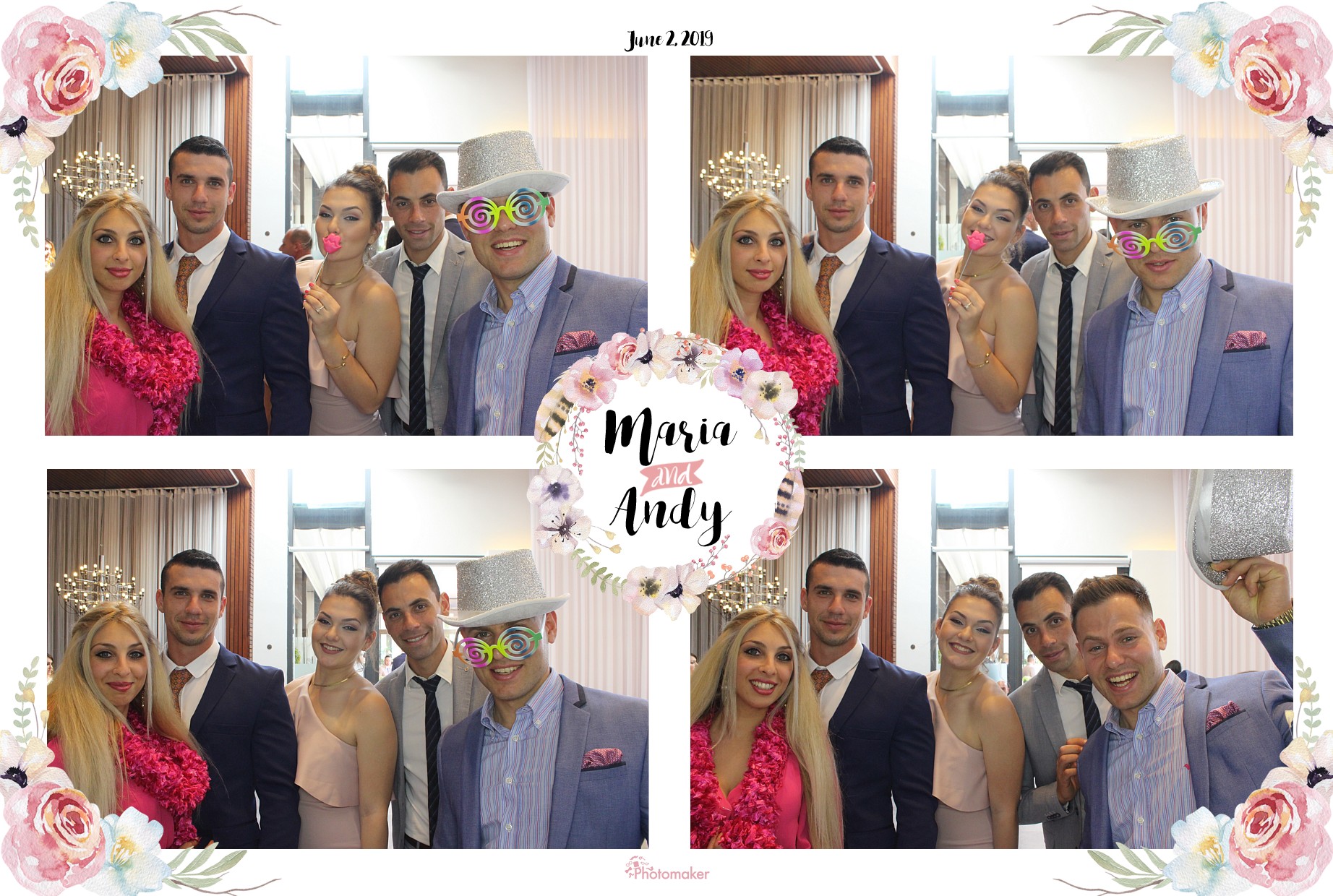 Maria and Andy's Wedding | View more photos from the event at gallery.photomakerphotobooth.com.mt/u/PhotomakerMalta/Maria-and-Andys-Wedding