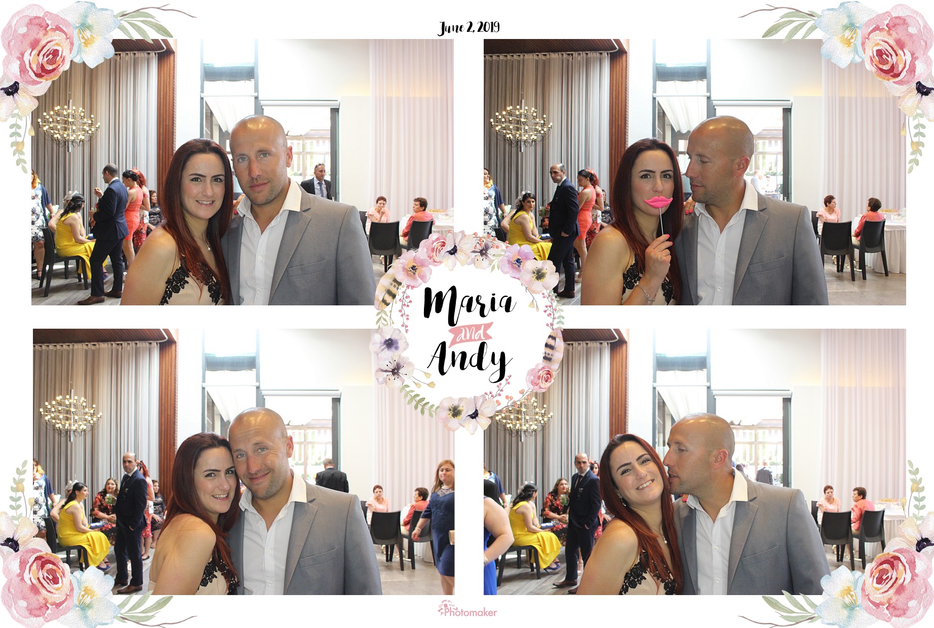 Maria and Andy's Wedding | View more photos from the event at gallery.photomakerphotobooth.com.mt/u/PhotomakerMalta/Maria-and-Andys-Wedding
