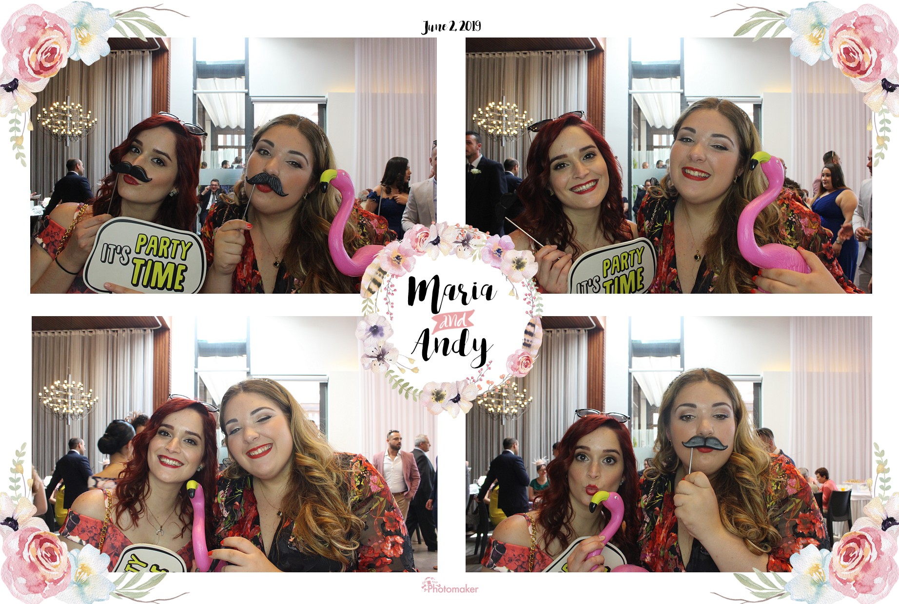 Maria and Andy's Wedding | View more photos from the event at gallery.photomakerphotobooth.com.mt/u/PhotomakerMalta/Maria-and-Andys-Wedding
