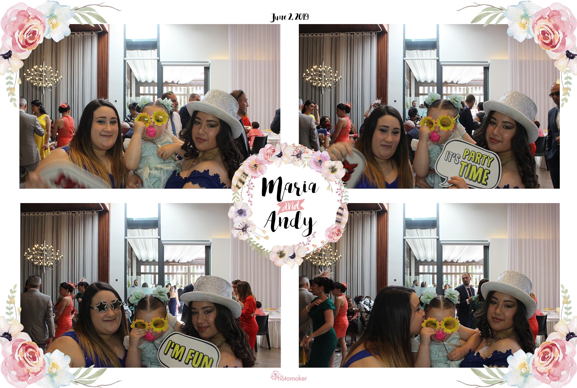 Maria and Andy's Wedding | View more photos from the event at gallery.photomakerphotobooth.com.mt/u/PhotomakerMalta/Maria-and-Andys-Wedding
