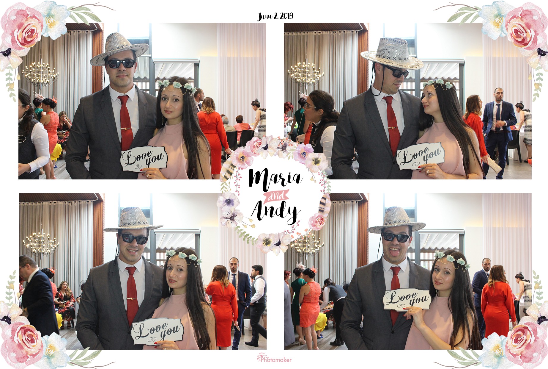 Maria and Andy's Wedding | View more photos from the event at gallery.photomakerphotobooth.com.mt/u/PhotomakerMalta/Maria-and-Andys-Wedding