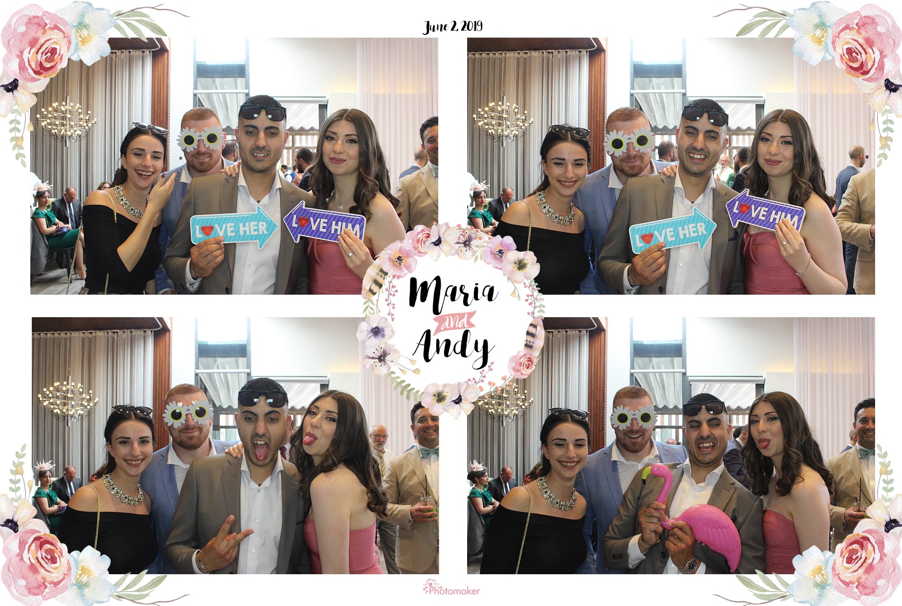 Maria and Andy's Wedding | View more photos from the event at gallery.photomakerphotobooth.com.mt/u/PhotomakerMalta/Maria-and-Andys-Wedding