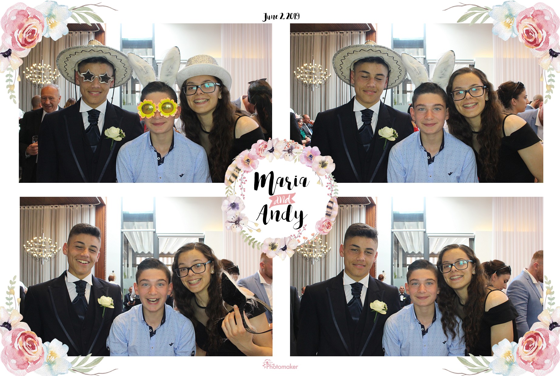 Maria and Andy's Wedding | View more photos from the event at gallery.photomakerphotobooth.com.mt/u/PhotomakerMalta/Maria-and-Andys-Wedding