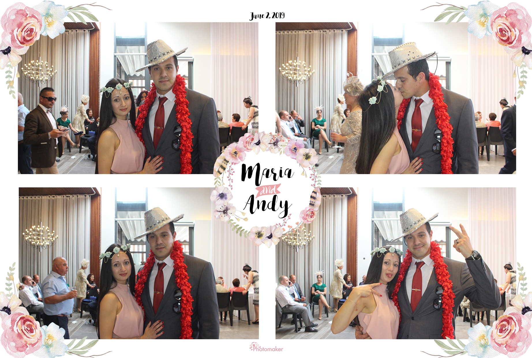 Maria and Andy's Wedding | View more photos from the event at gallery.photomakerphotobooth.com.mt/u/PhotomakerMalta/Maria-and-Andys-Wedding