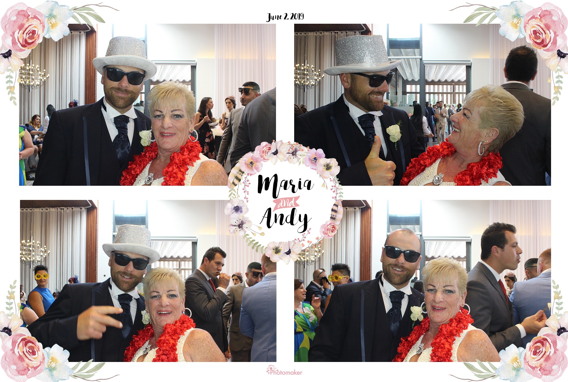 Maria and Andy's Wedding | View more photos from the event at gallery.photomakerphotobooth.com.mt/u/PhotomakerMalta/Maria-and-Andys-Wedding