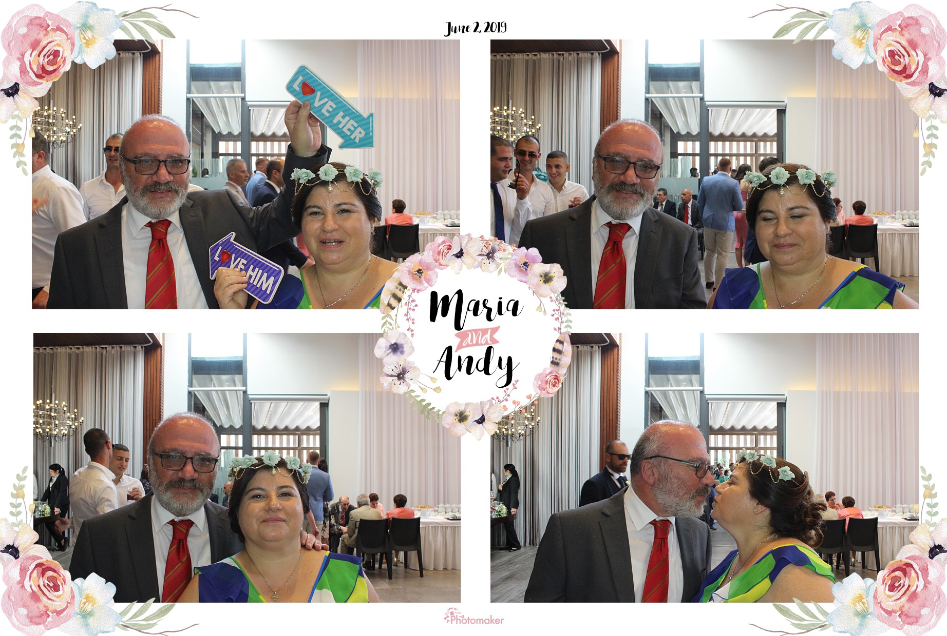 Maria and Andy's Wedding | View more photos from the event at gallery.photomakerphotobooth.com.mt/u/PhotomakerMalta/Maria-and-Andys-Wedding