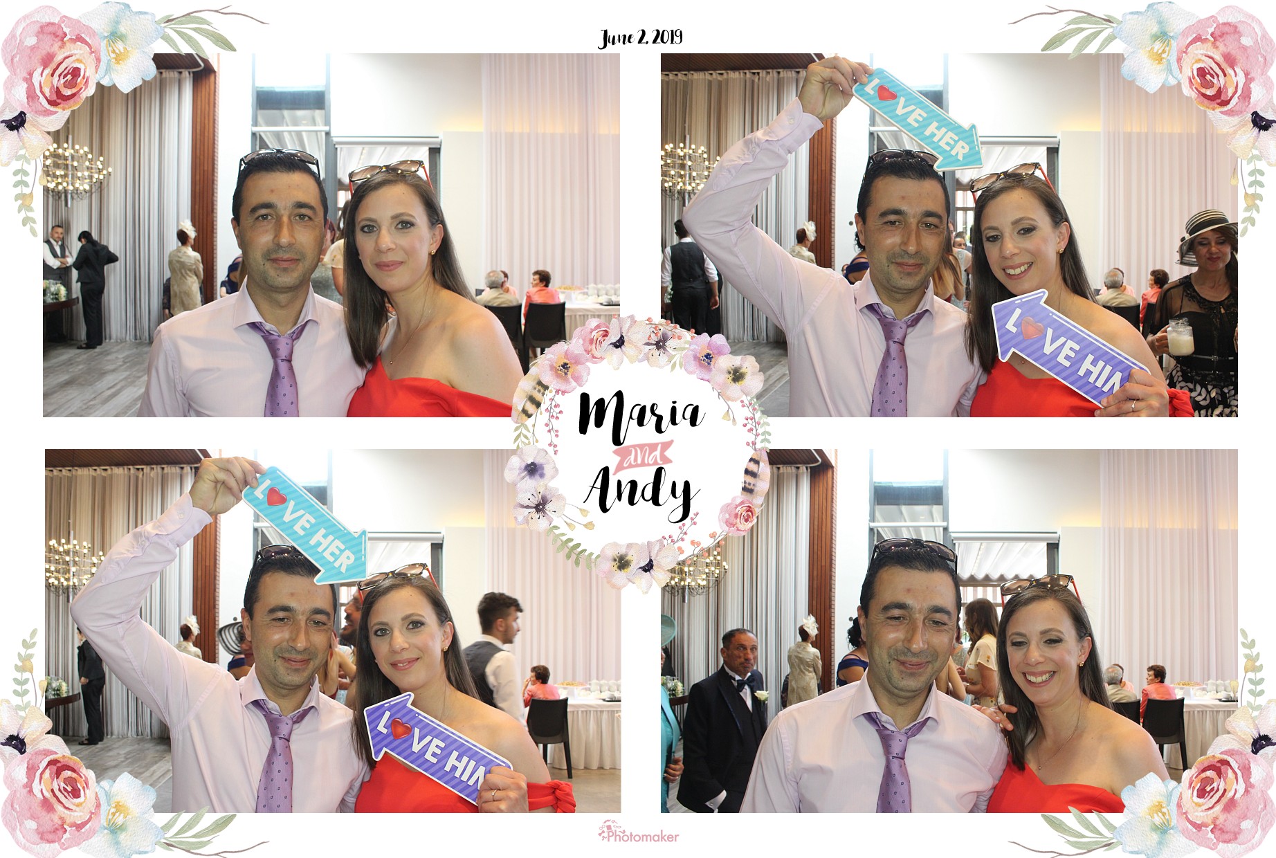 Maria and Andy's Wedding | View more photos from the event at gallery.photomakerphotobooth.com.mt/u/PhotomakerMalta/Maria-and-Andys-Wedding