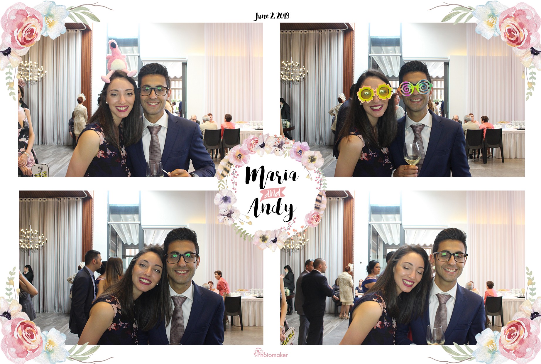 Maria and Andy's Wedding | View more photos from the event at gallery.photomakerphotobooth.com.mt/u/PhotomakerMalta/Maria-and-Andys-Wedding