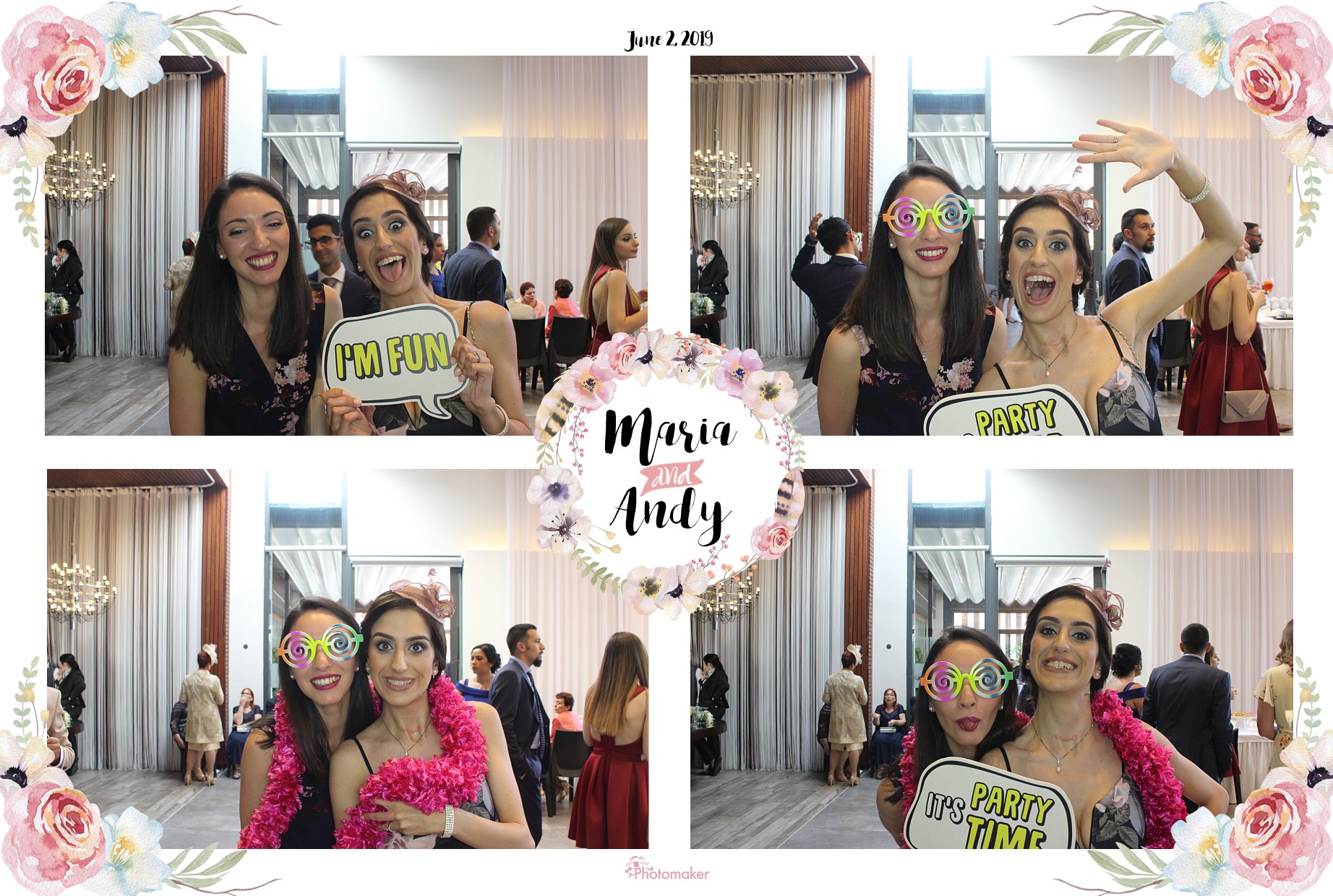 Maria and Andy's Wedding | View more photos from the event at gallery.photomakerphotobooth.com.mt/u/PhotomakerMalta/Maria-and-Andys-Wedding