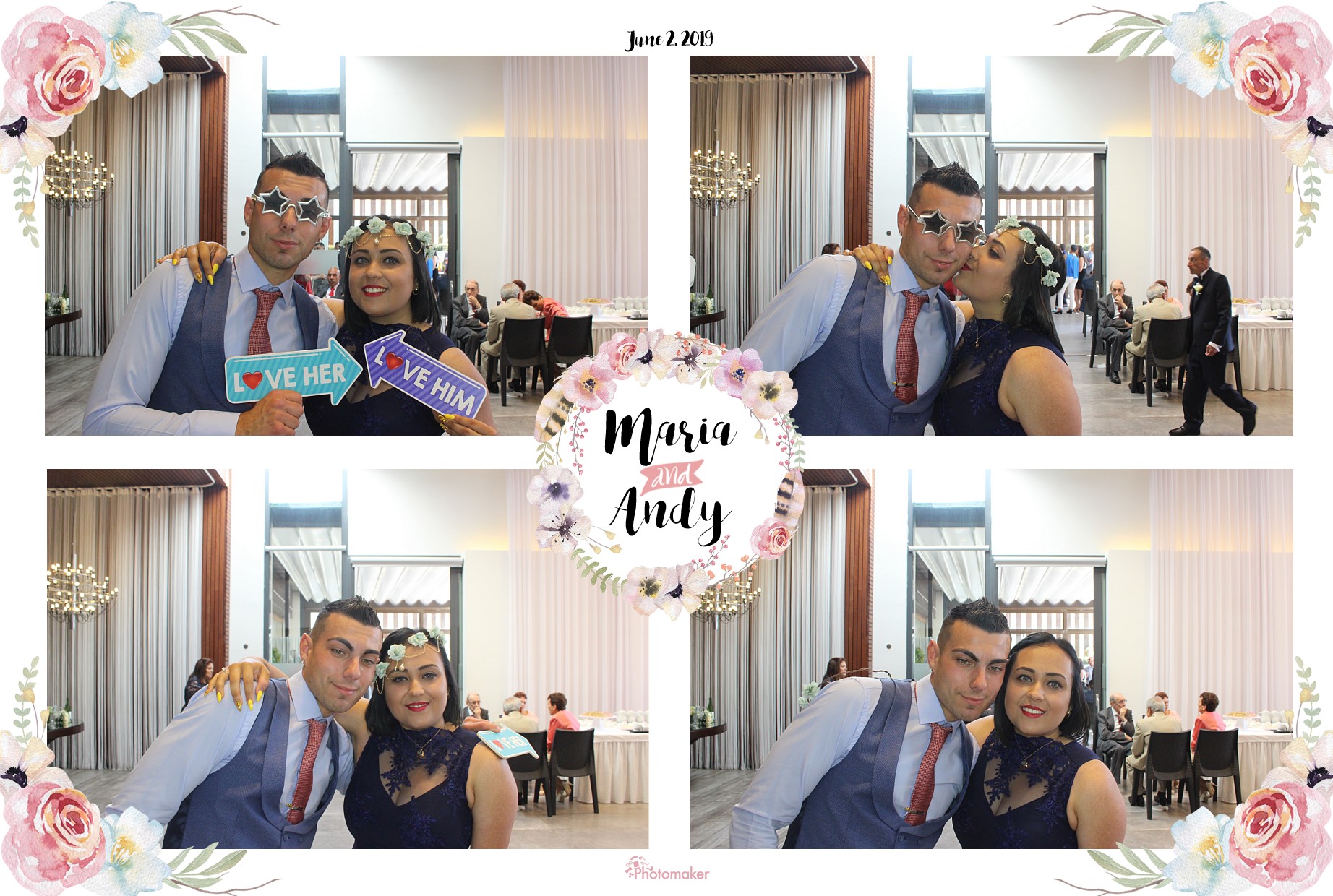 Maria and Andy's Wedding | View more photos from the event at gallery.photomakerphotobooth.com.mt/u/PhotomakerMalta/Maria-and-Andys-Wedding