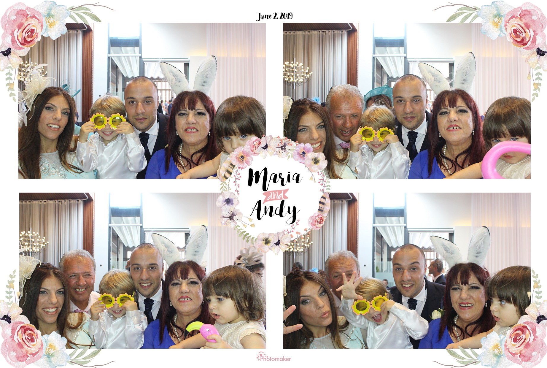 Maria and Andy's Wedding | View more photos from the event at gallery.photomakerphotobooth.com.mt/u/PhotomakerMalta/Maria-and-Andys-Wedding