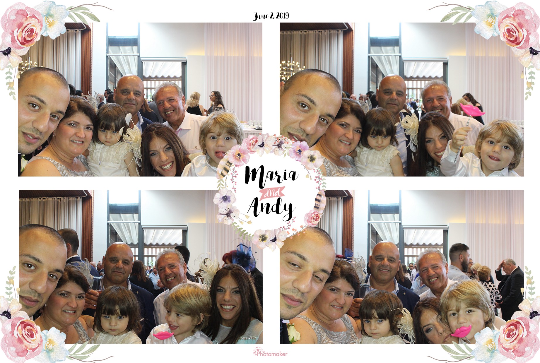 Maria and Andy's Wedding | View more photos from the event at gallery.photomakerphotobooth.com.mt/u/PhotomakerMalta/Maria-and-Andys-Wedding